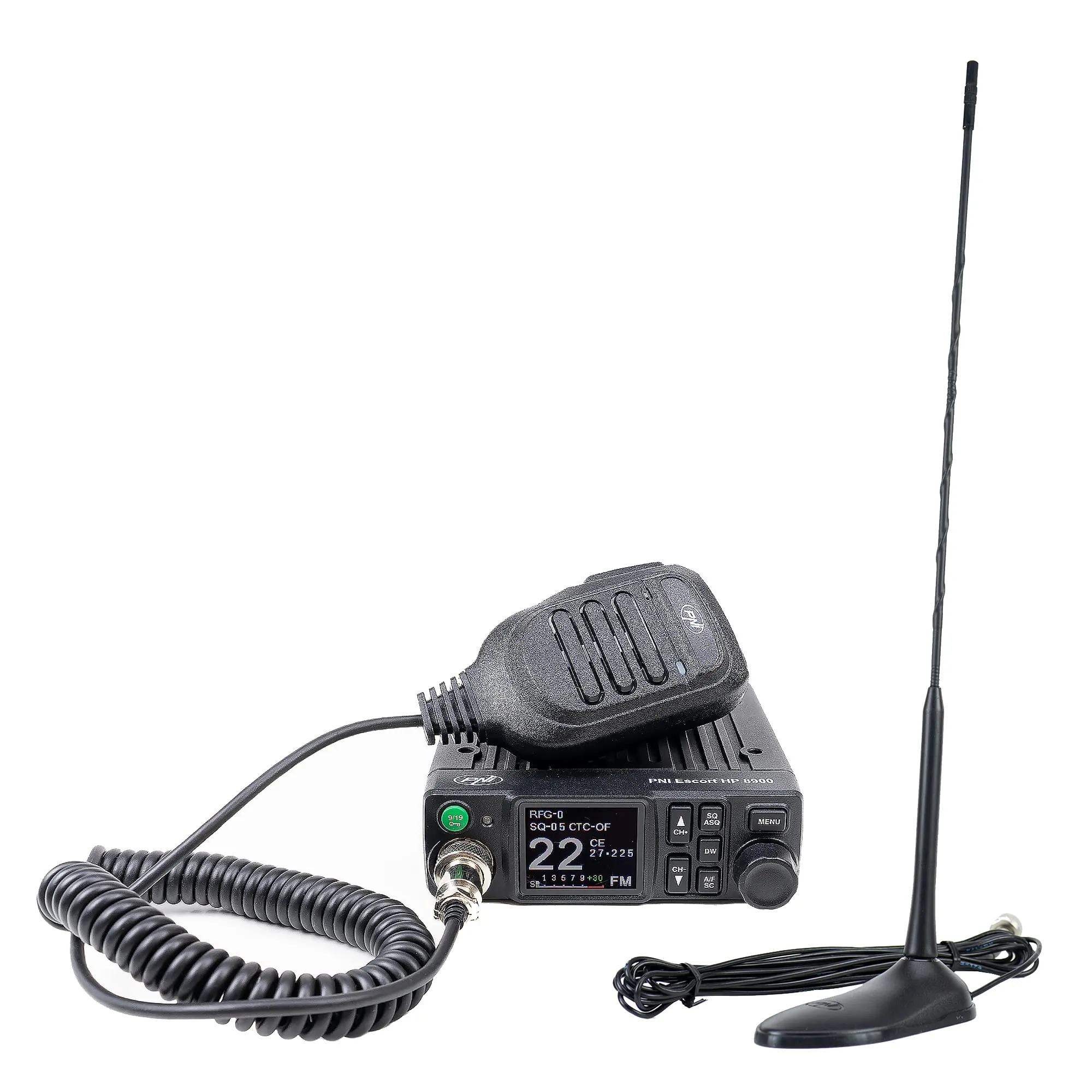 PNI Escort HP 8900 ASQ CB Radio and PNI Extra 45 Magnetic Base Antenna Pack - immagine 1