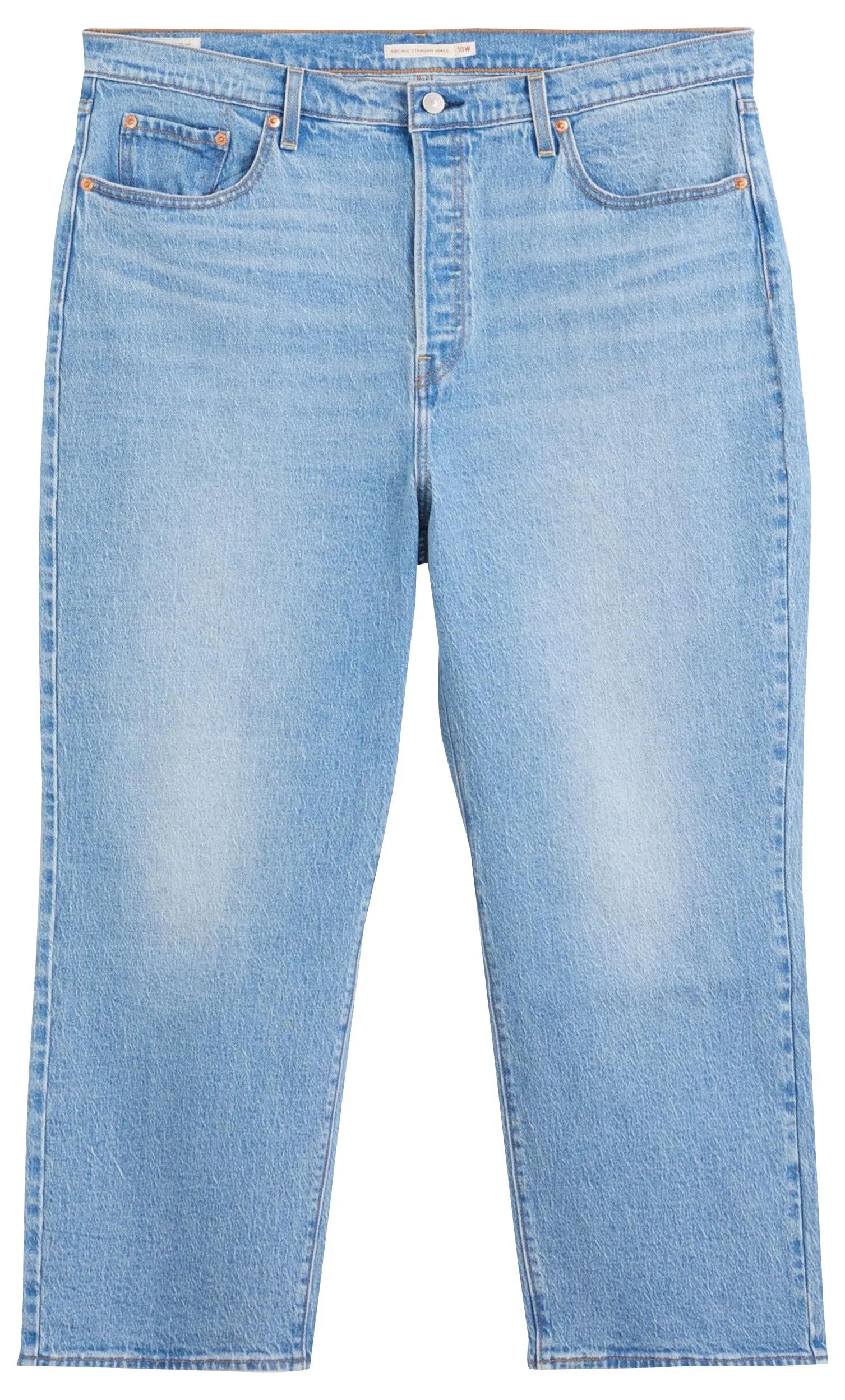 Levi's Ribcage Straight Ankle Jeans - Light Indigo Worn In, 31W / 29L - immagine 5