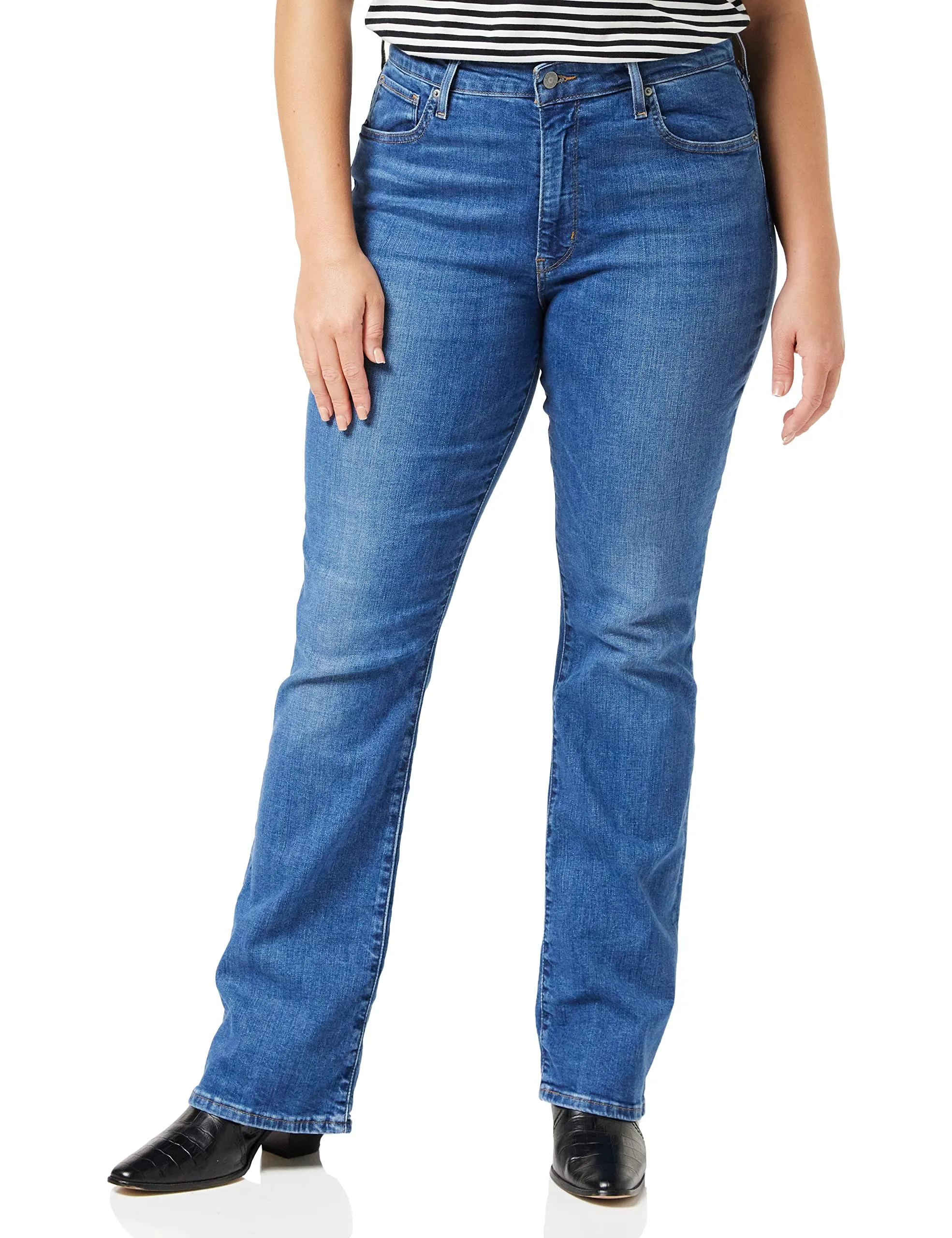 Levi's 725 High Rise Bootcut Jeans Donna - Blu Blow Your Mind, 27W / 30L - immagine 2
