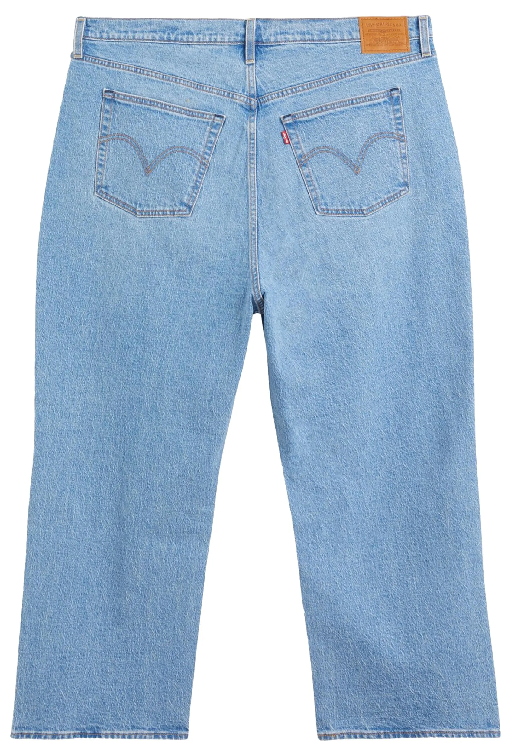Levi's Plus Size Ribcage Straight Ankle Jeans, Light Indigo Worn In, 18 M - immagine 6