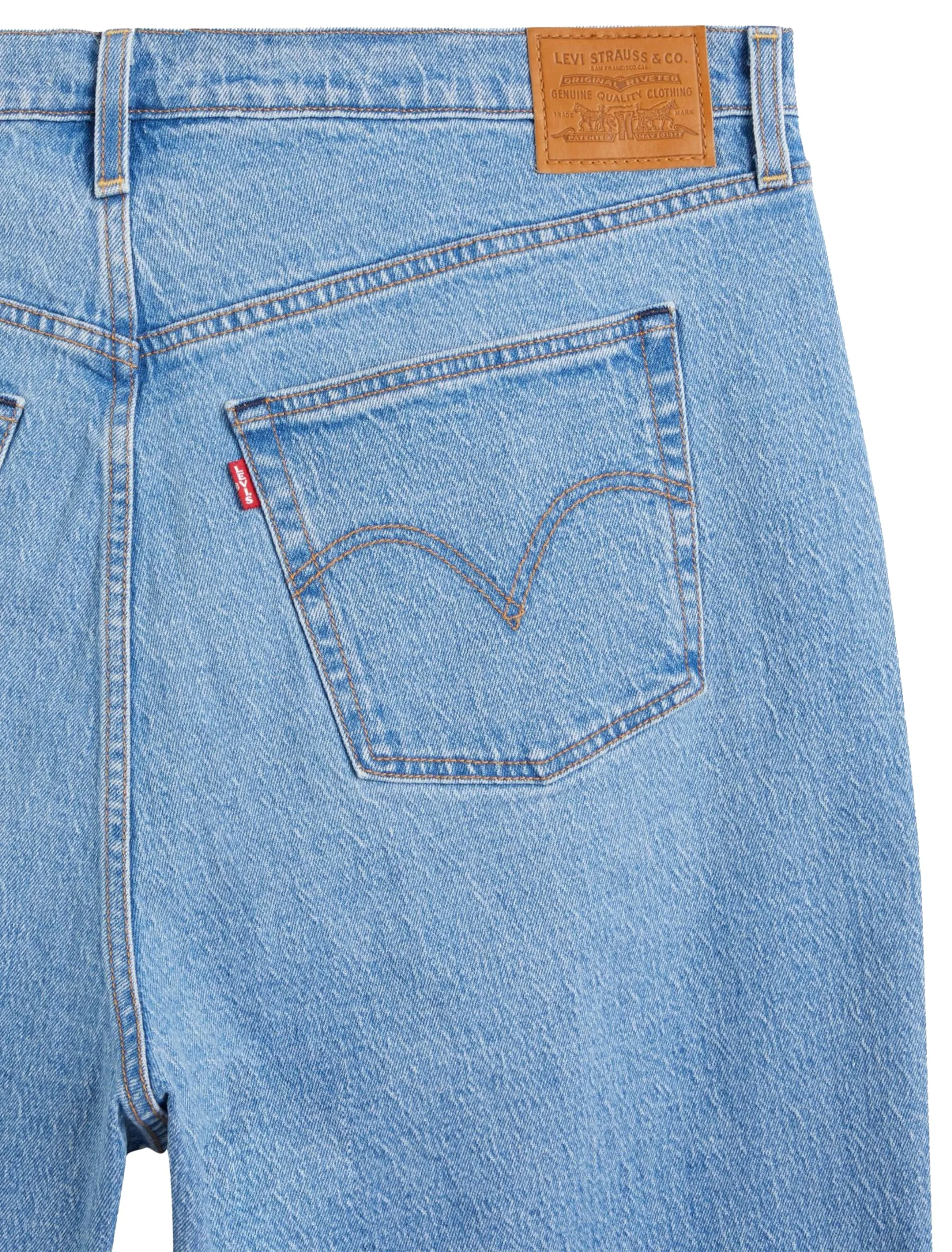 Levi's Plus Size Ribcage Straight Ankle Jeans, Light Indigo Worn In, 18 M - immagine 7