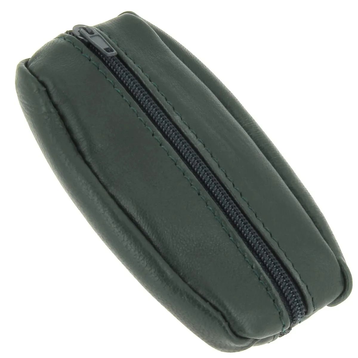 KARL LOVEN Portamonete da uomo in pelle, Cachi, 10,5 x 6 x 1 cm - immagine 1