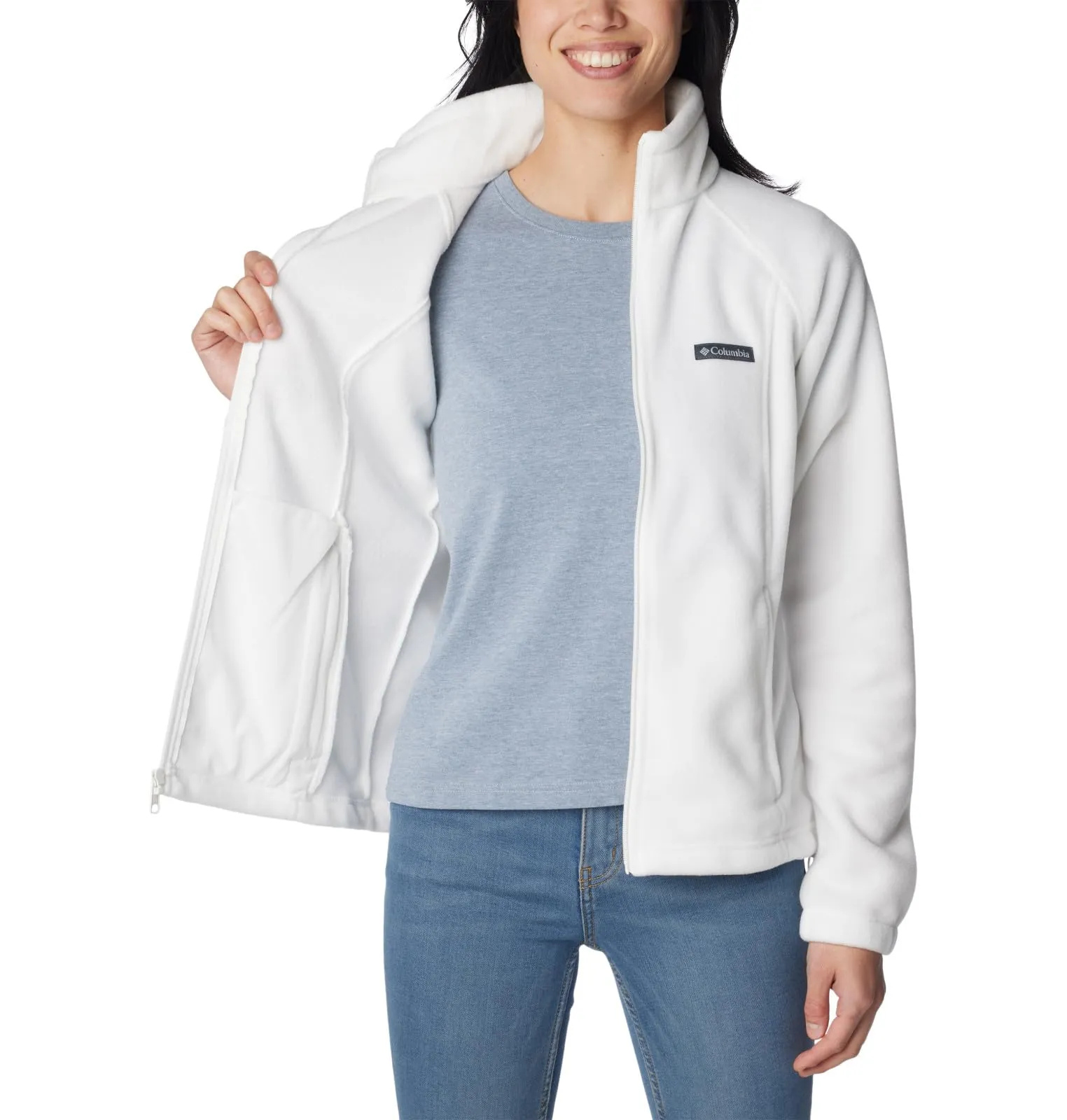 Columbia Benton Springs Women's Zip Fleece - Sea Salt - immagine 5