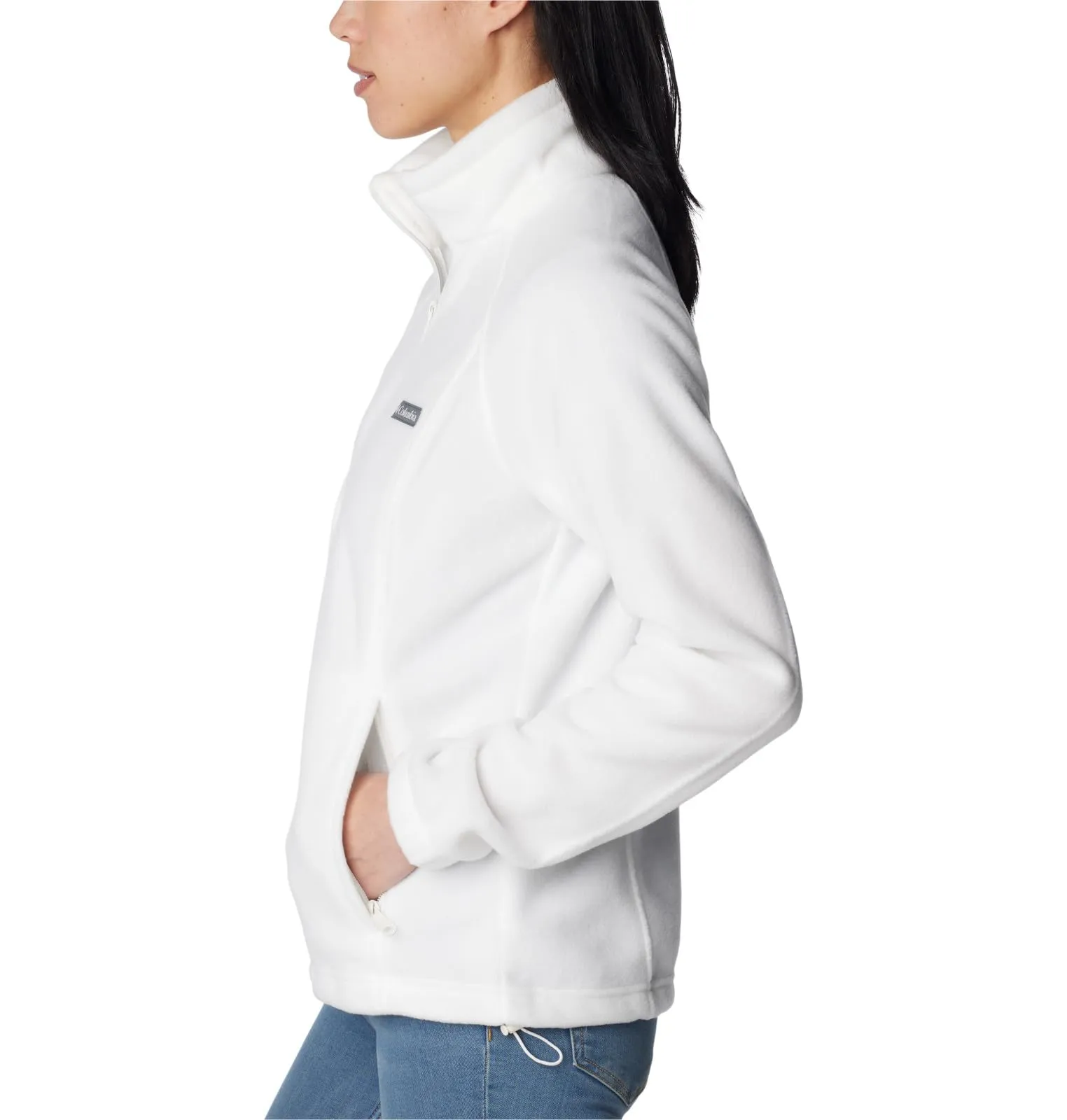 Columbia Benton Springs Women's Full Zip Fleece Jacket - Sea Salt - immagine 3