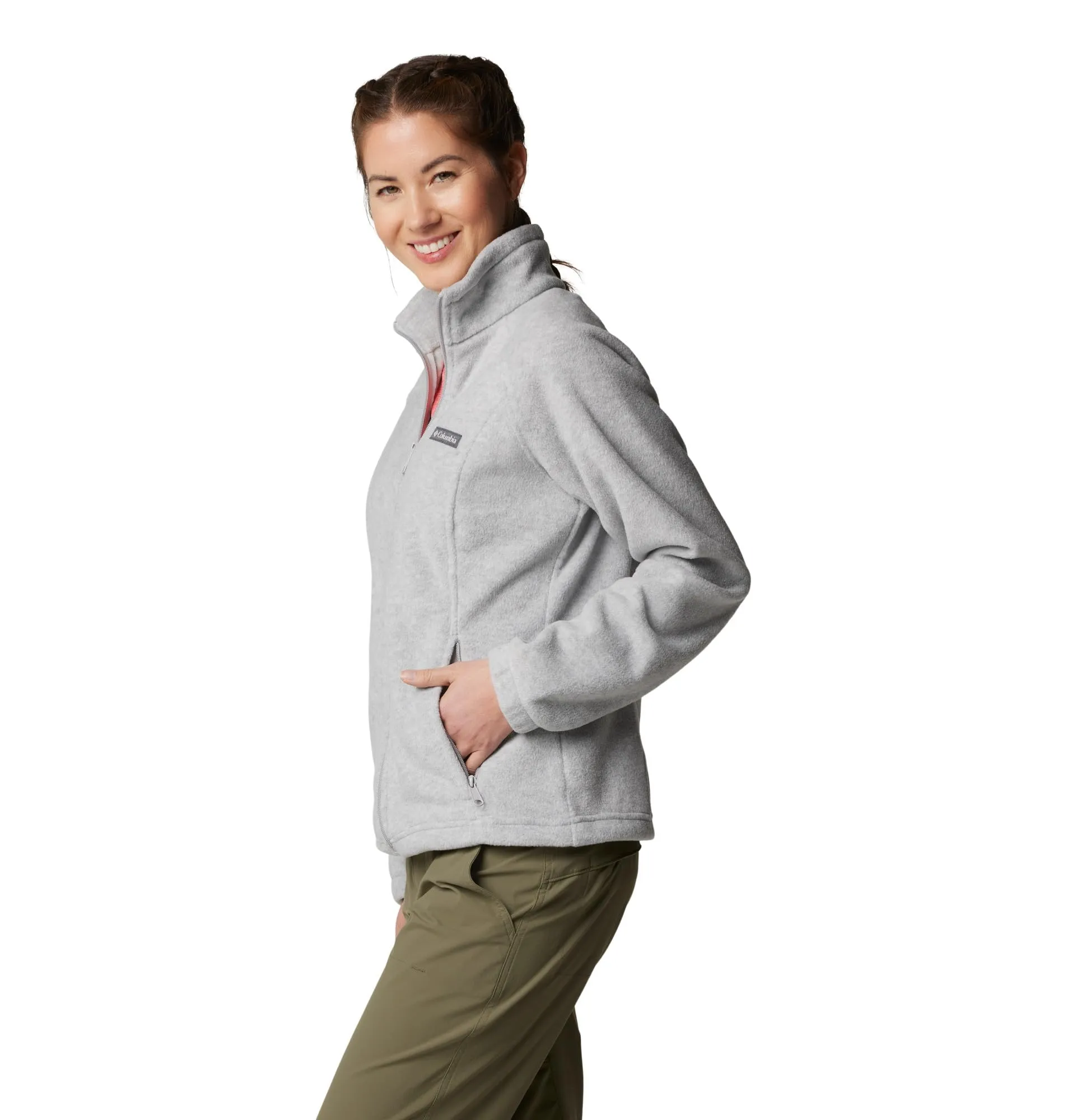 Columbia Benton Springs Full Zip Women's Fleece Jacket - Cirrus Grey Heather, M - immagine 5