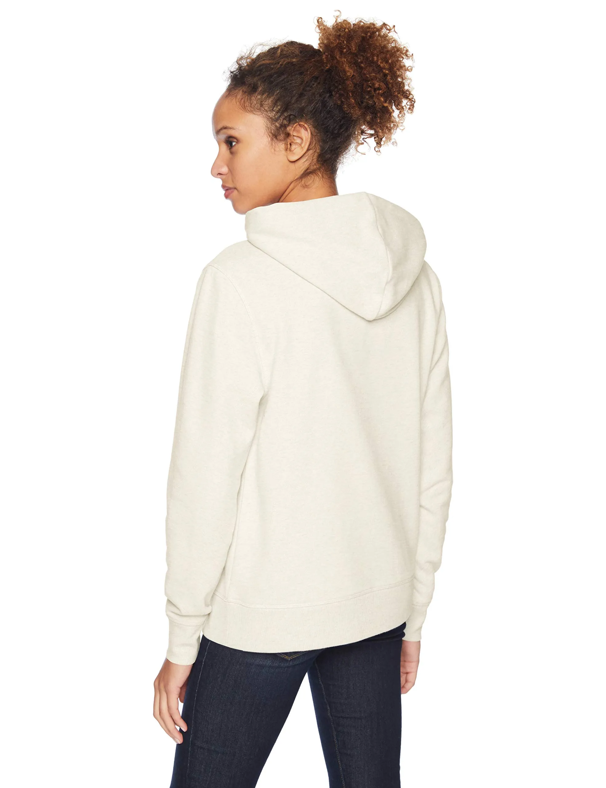 Amazon Essentials Wae50016fl18 Felpa con Cappuccio Donna, Beige Oatmeal Heather, M - immagine 2
