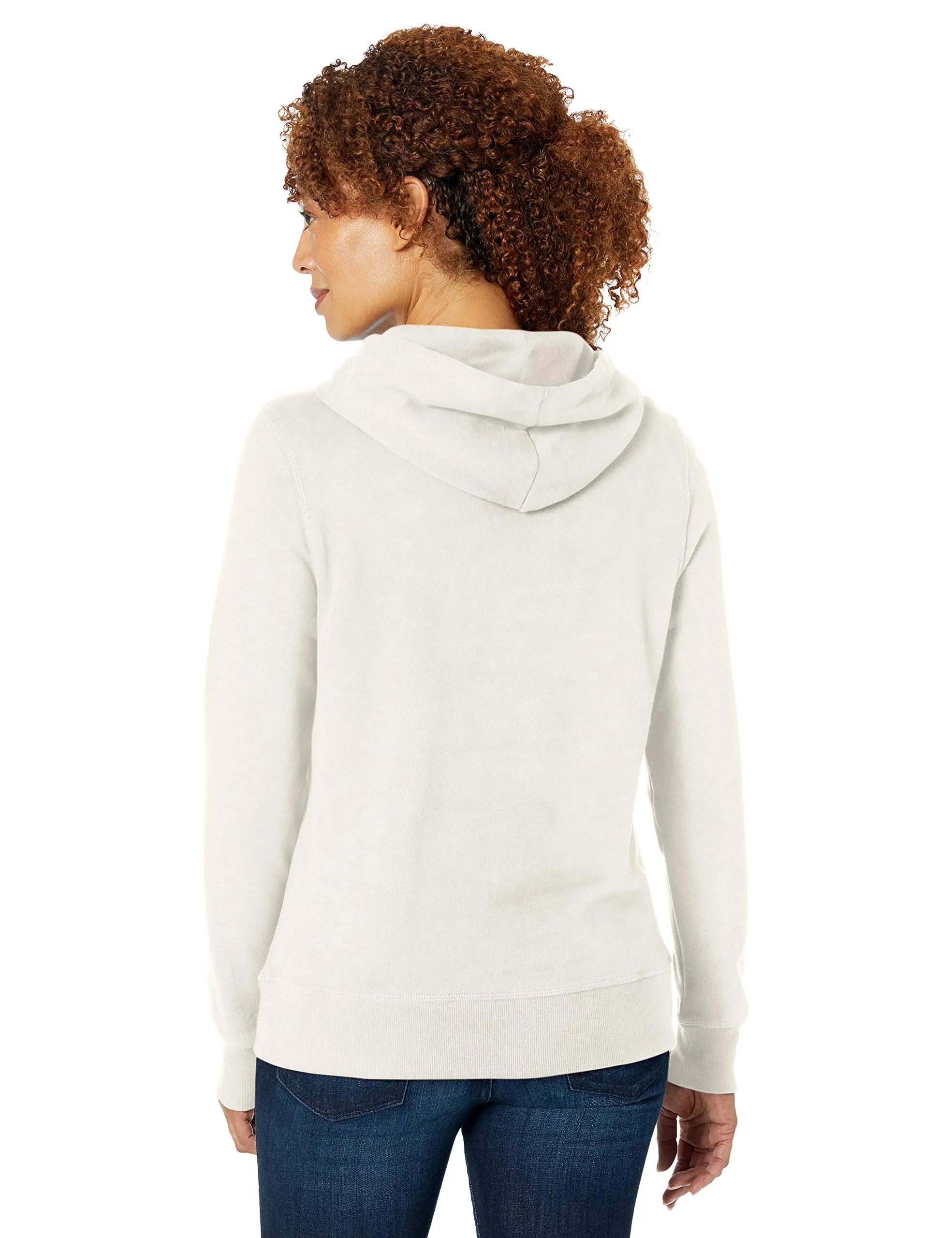 Amazon Essentials Wae50016fl18 Felpa con Cappuccio Donna, Beige Oatmeal Heather, XS - immagine 7