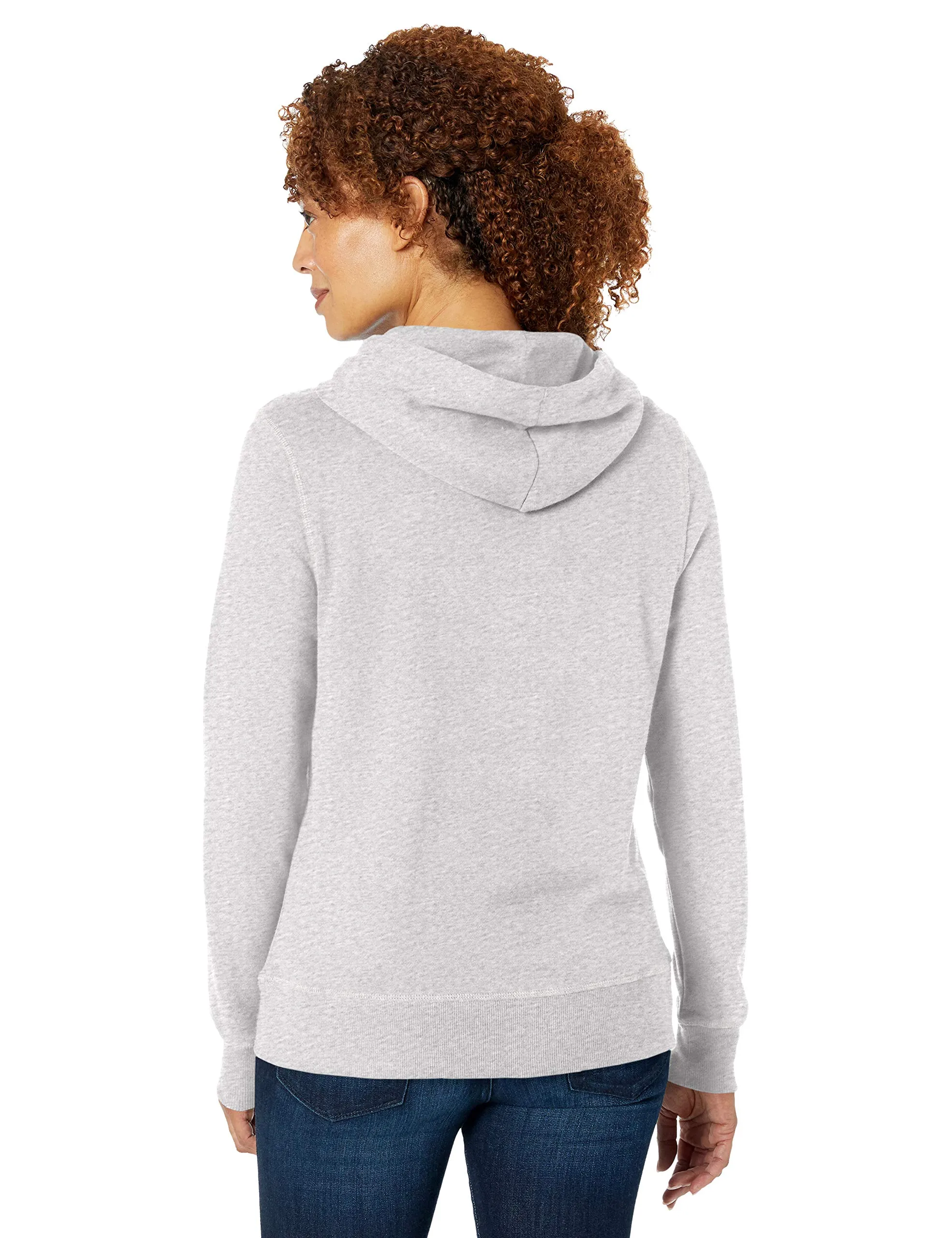 Amazon Essentials Wae50016fl18 Cappuccio Donna, Grigio (Light Grey Heather), Medium - immagine 5