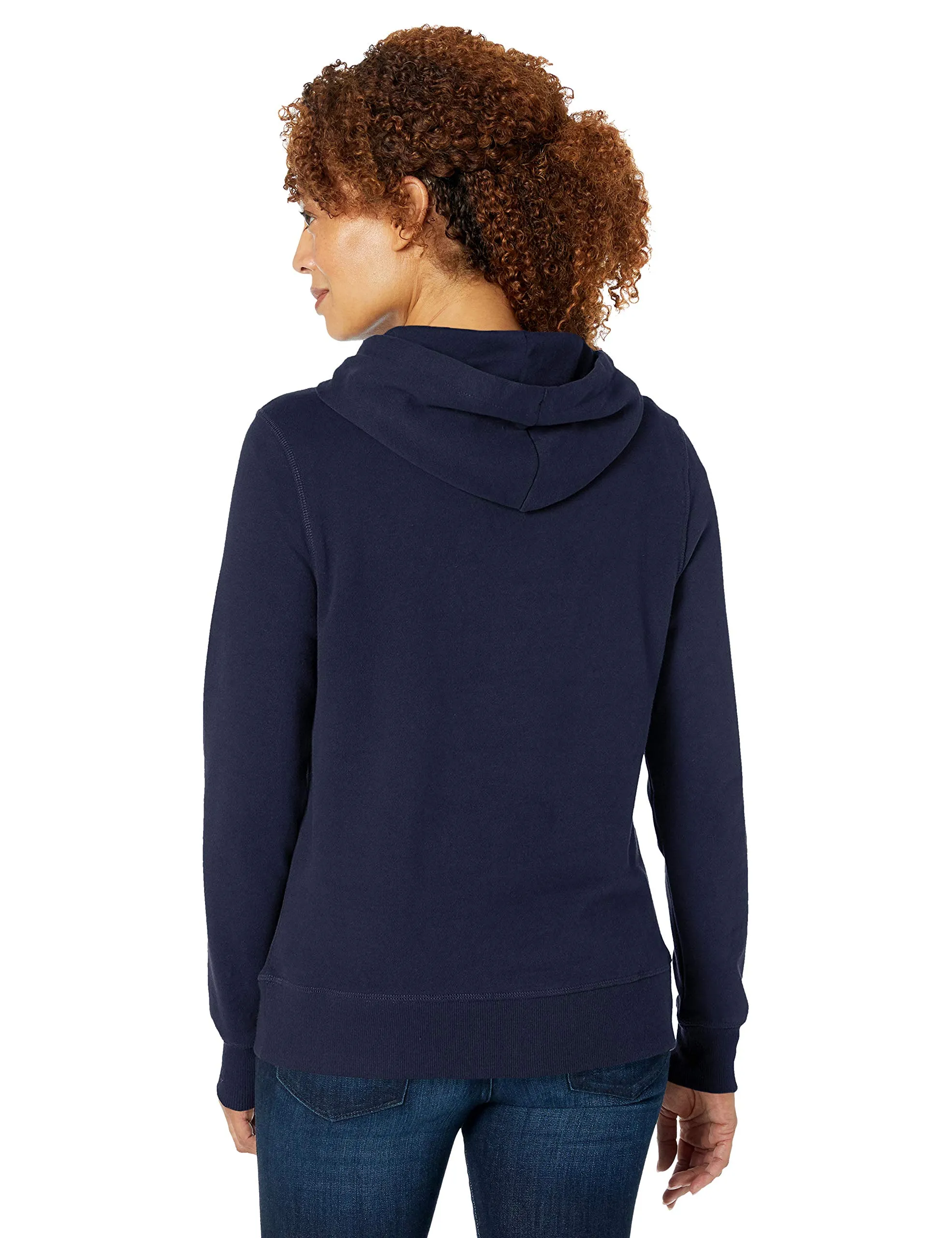 Amazon Essentials Felpa con Cappuccio in Pile Regular Fit Donna, Blu Marino, XS - immagine 6