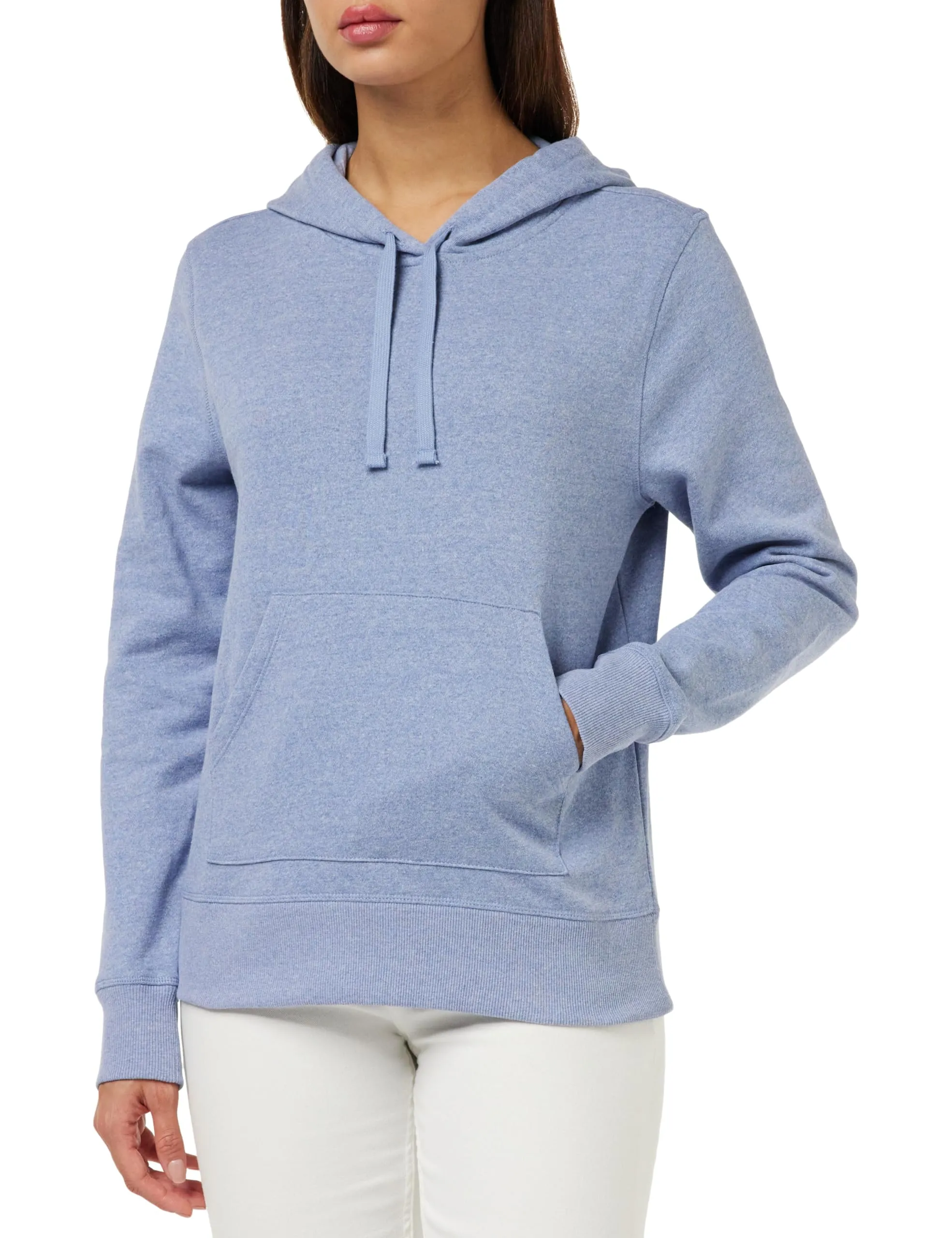 Amazon Essentials Felpa con Cappuccio in Pile Donna, Blu Indaco Puntinato, L - immagine 1
