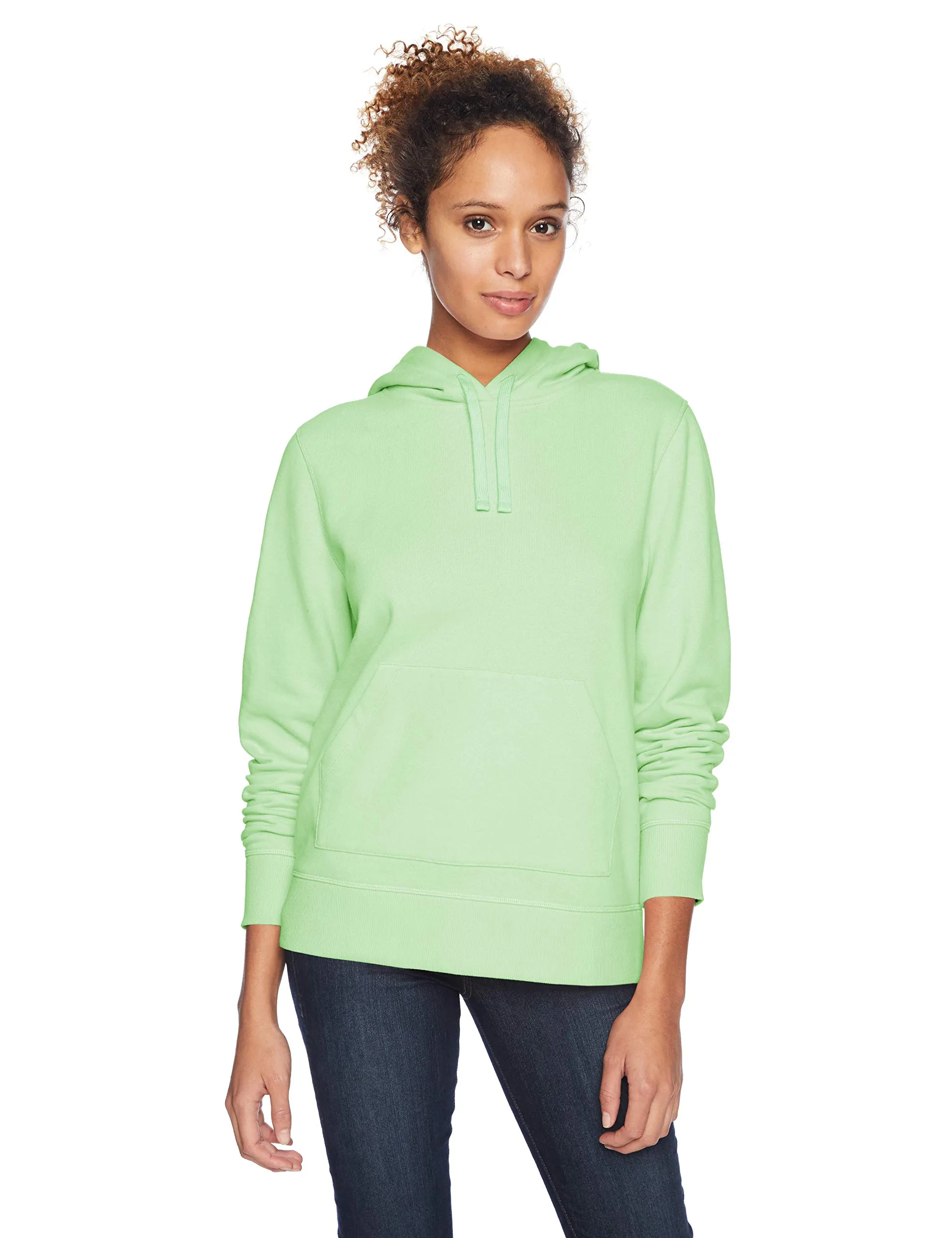 Amazon Essentials Felpa con Cappuccio in Pile Regular Fit Donna, Verde Menta Brillante, XL - immagine 1