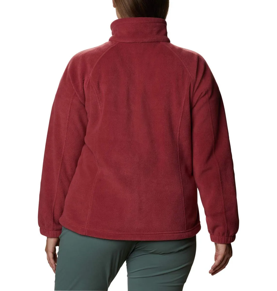 Columbia Benton Springs Giacca in Pile da Donna - Marsala Rosso - XL Petite - immagine 7