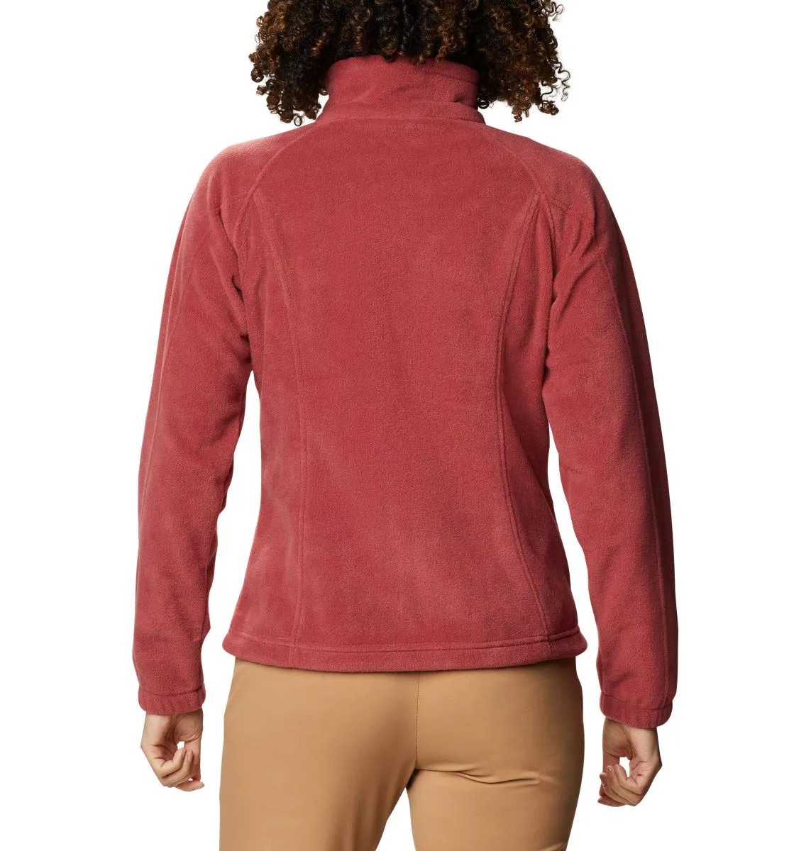 Columbia Benton Springs Full Zip Donna, Marsala Rosso, Small - immagine 2