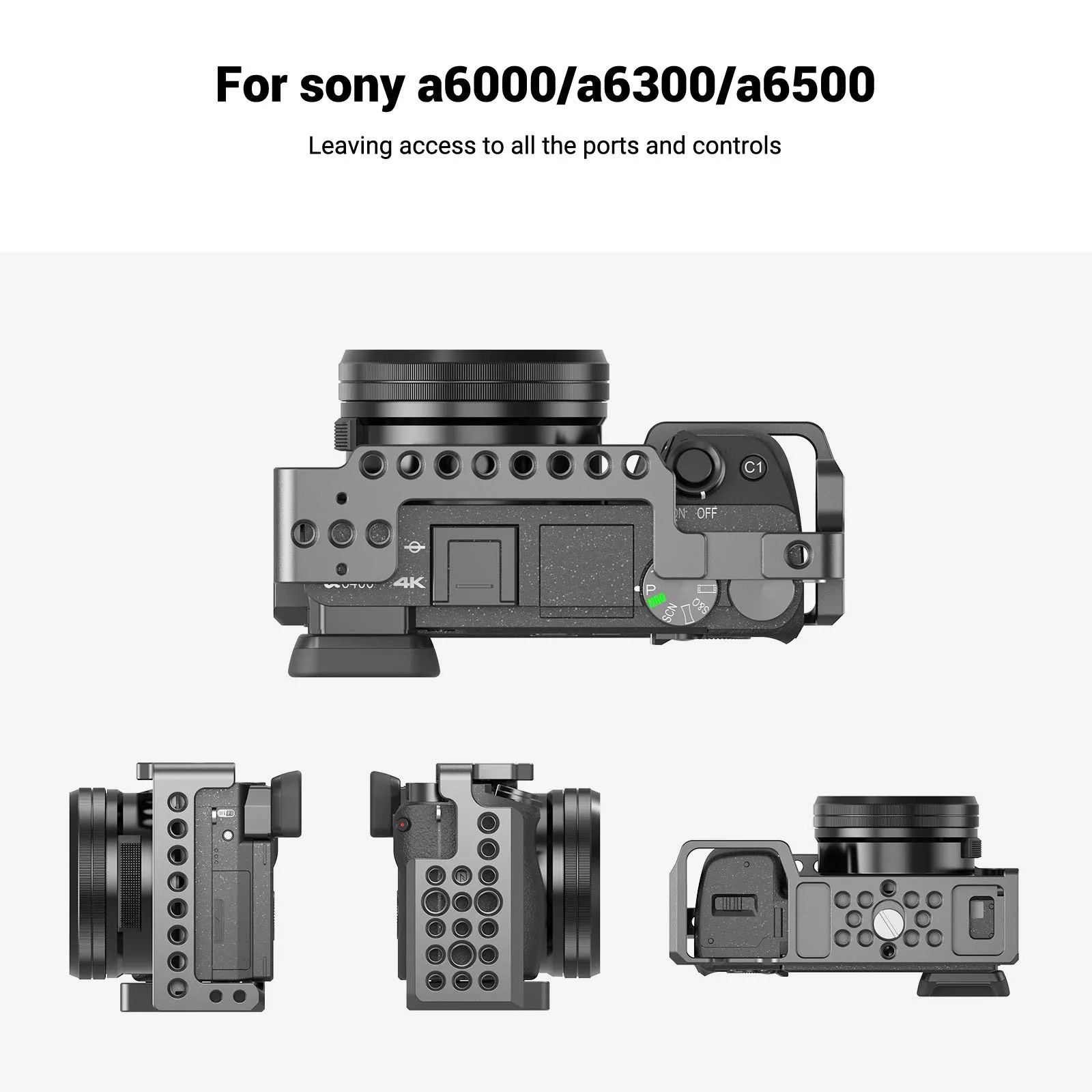 SmallRig Camera Cage for Sony A6000 / A6300 / A6500 - 1661 - immagine 3