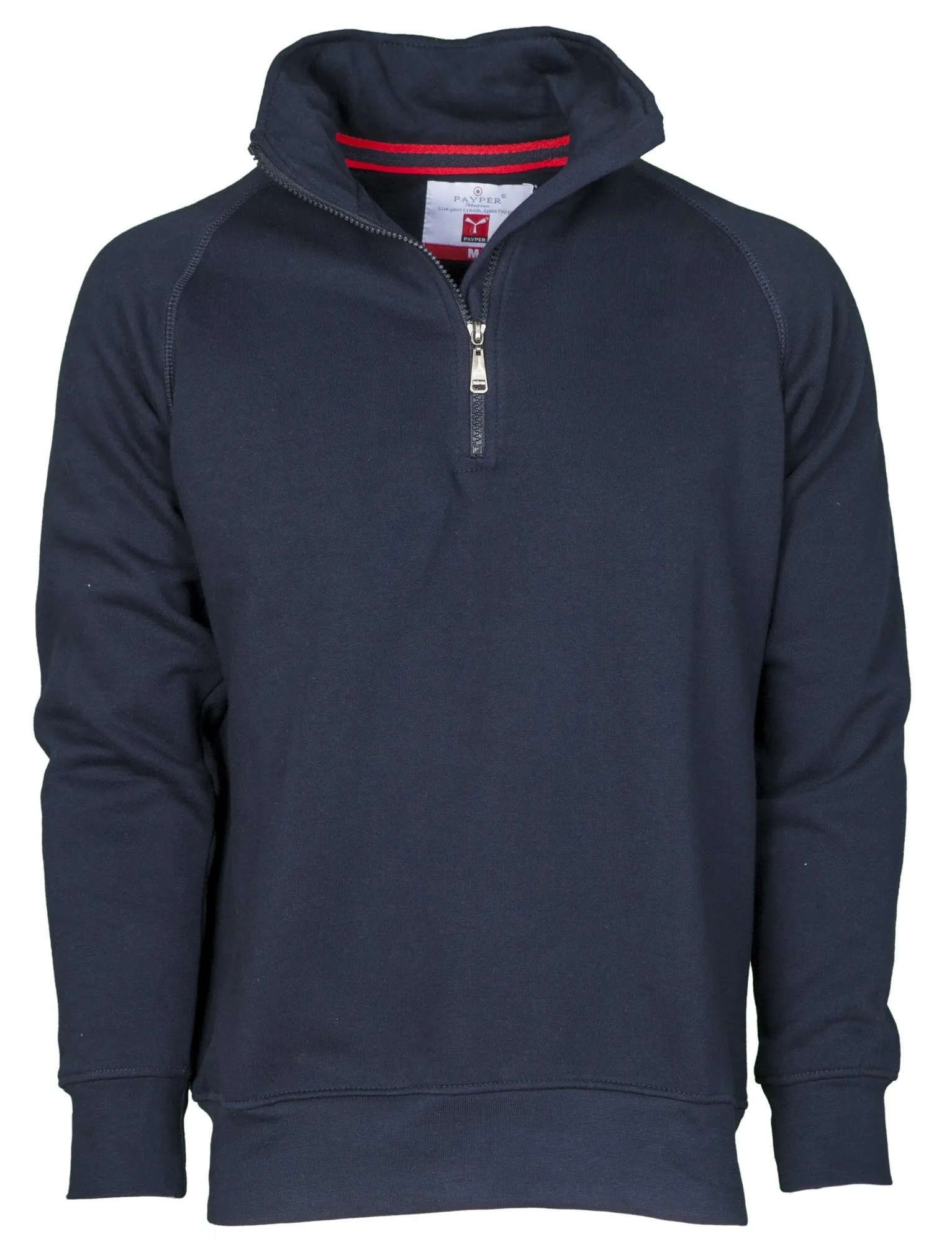 CHEMAGLIETTE! Felpa Da Lavoro Payper Miami +, Cotone con Mezza Zip, Navy, 3XL - immagine 1