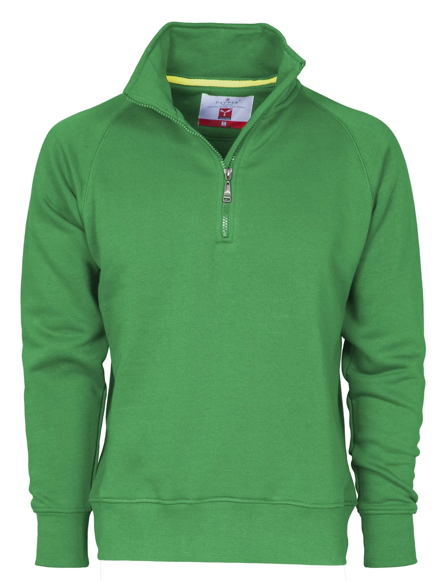 Chemagliette Felpa in Cotone con Mezza Zip Miami Payper per Uomo, Jelly Green, Medio - immagine 1