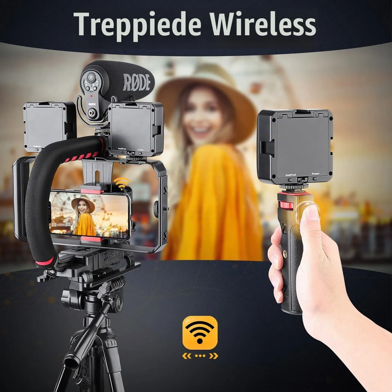 Zeadio Stabilizzatore Video Portatile DV-TGRIP per Videocamere d'Azione e Smartphone - immagine 5