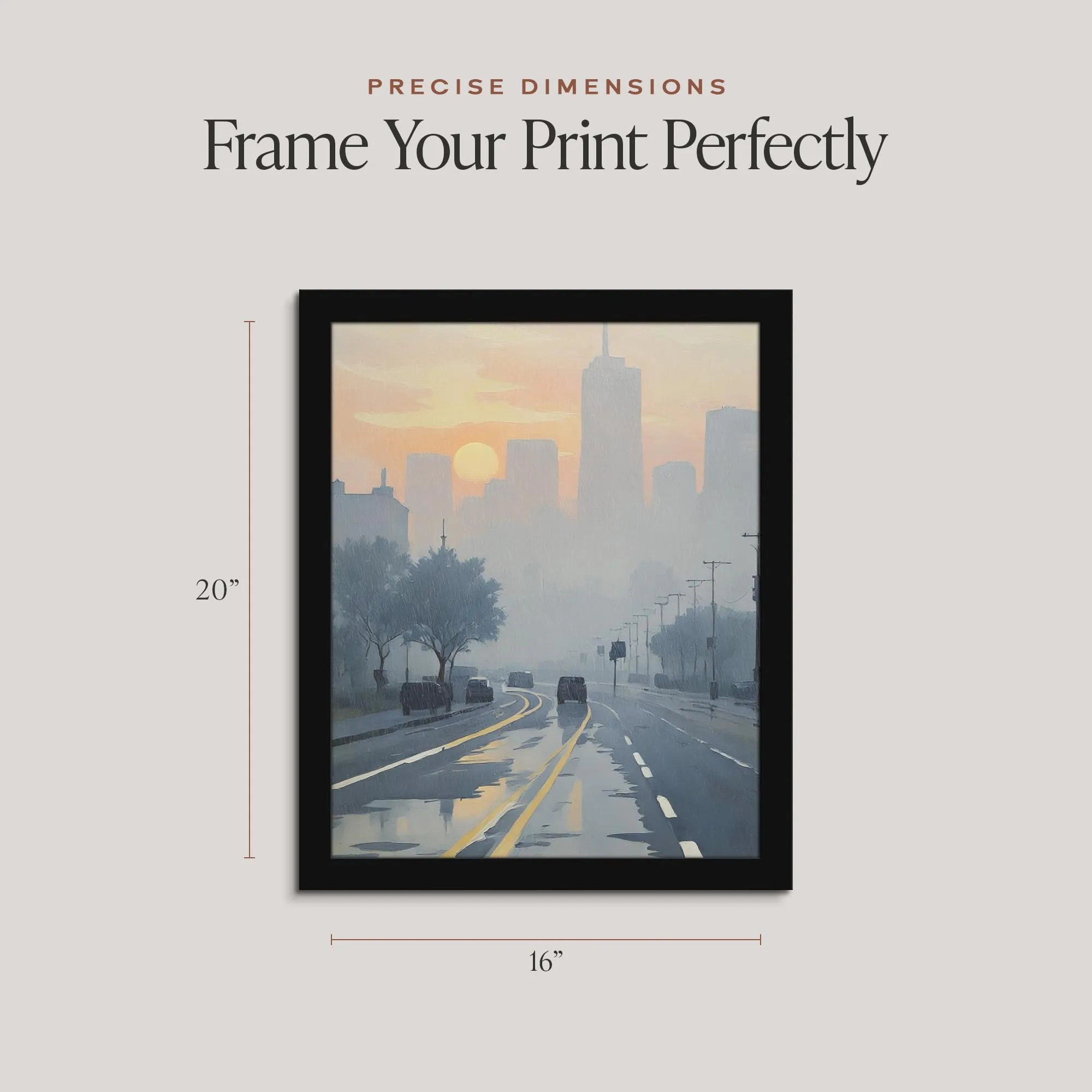 Americanflat Epic Collection 16x20 Picture Frame, Engineered Wood with Polished Plexiglass, Black - immagine 2