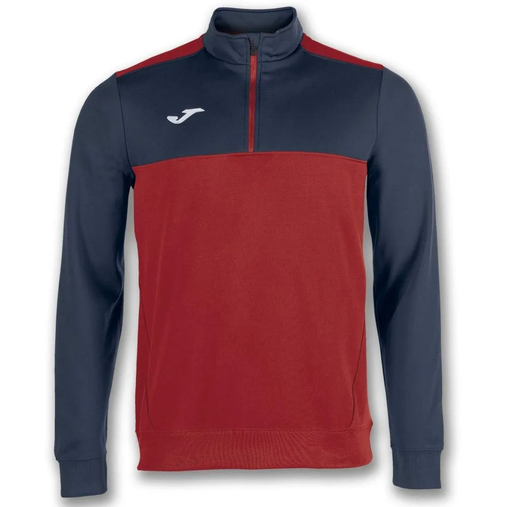 Joma Winner Felpa Senza Cappuccio Uomo Rosso-Marino L 100947.603.L - immagine 1