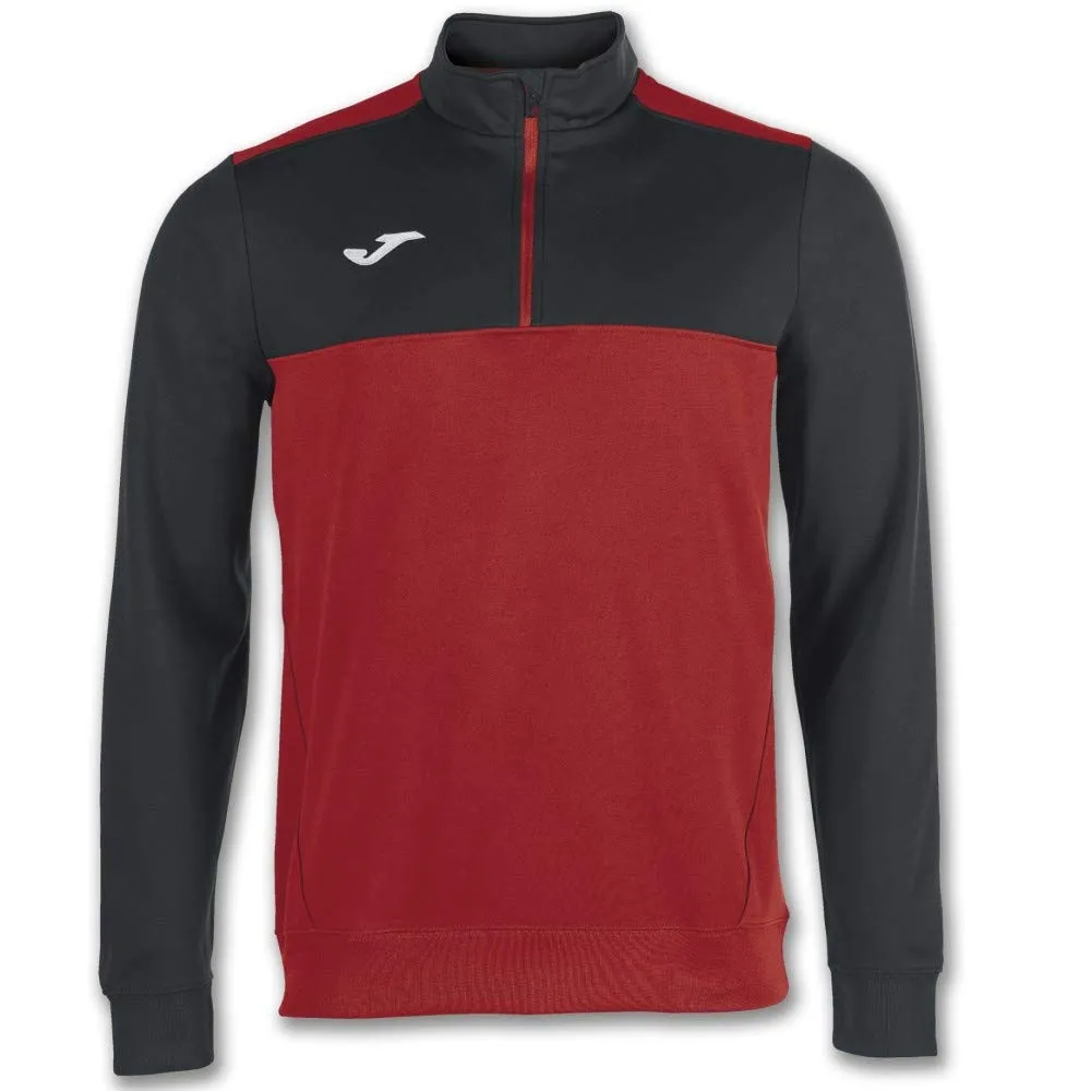 Joma Winner Felpa Senza Cappuccio Ragazzi Rosso-Nero 4XS - immagine 1