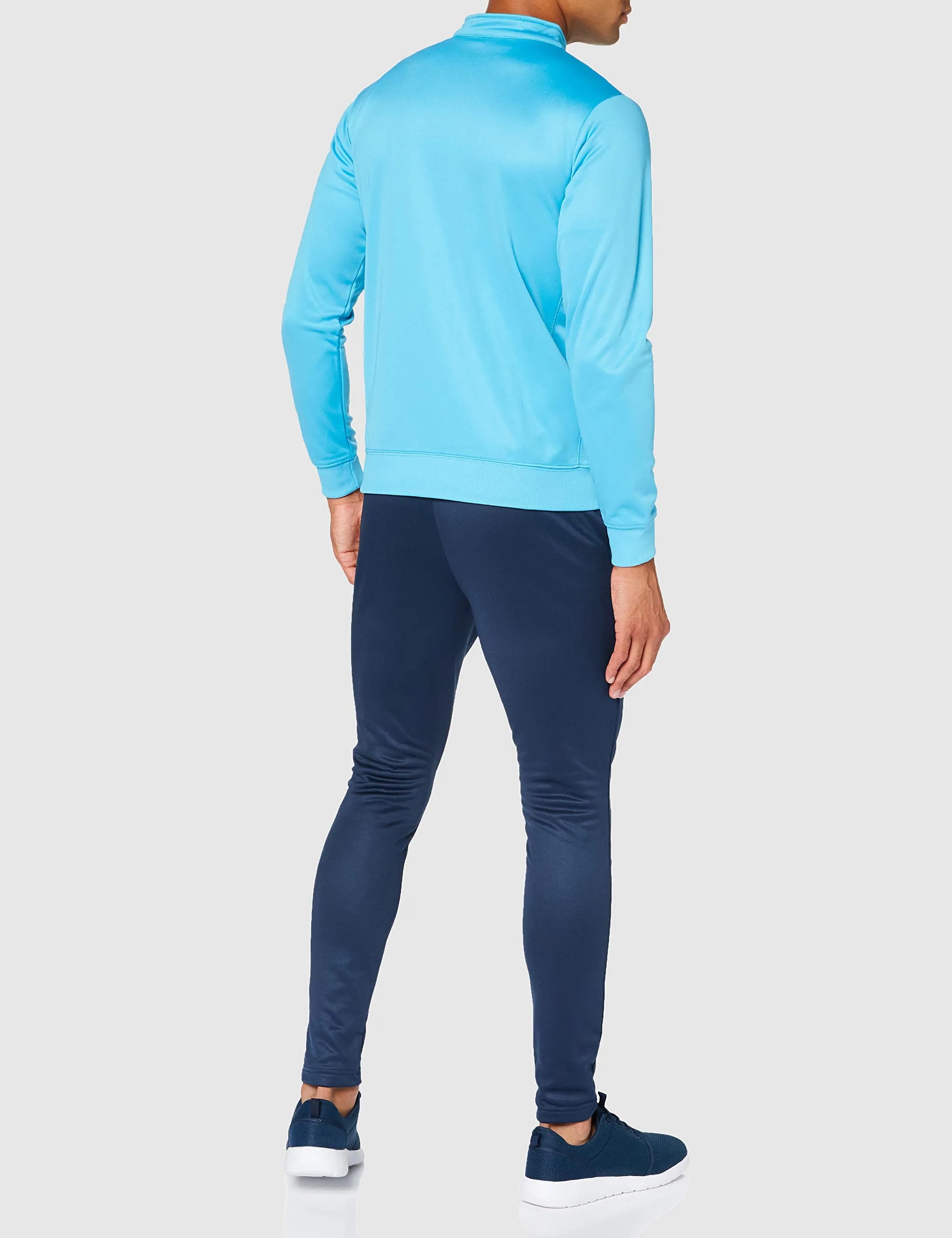 Joma Academy II Tuta Sportiva Uomo, Blu / Turquesa Fluorescente / Marino, M - immagine 3