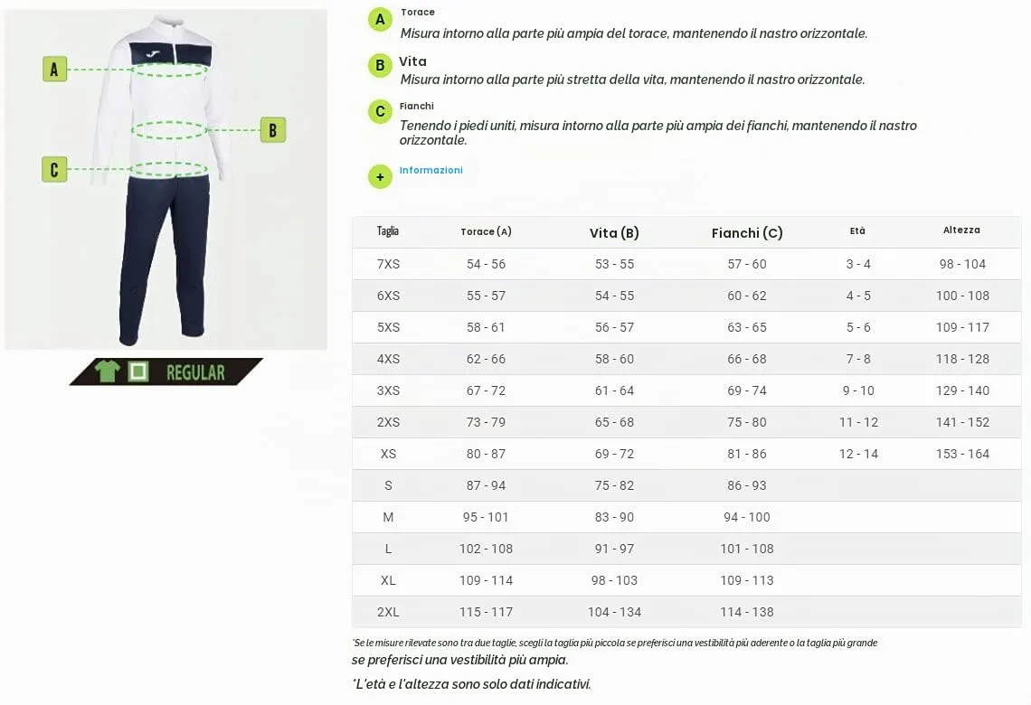 Joma Academy II Tuta Sportiva Uomo, Blu / Turquesa Fluorescente / Marino, M - immagine 6
