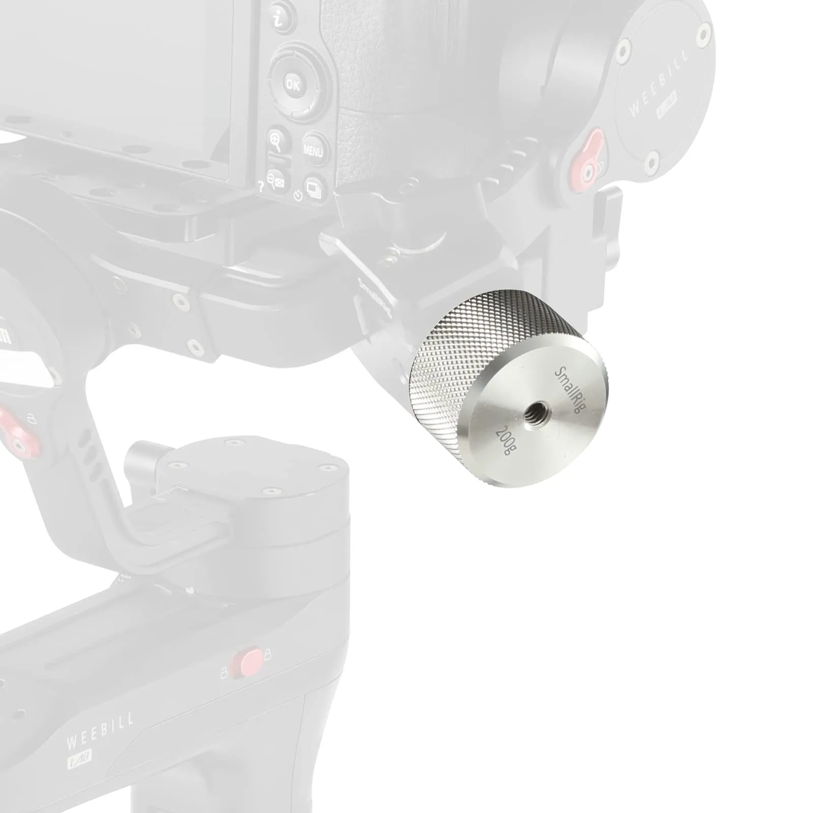 SmallRig Counterweight 200g for DJI Ronin S and Zhiyun Gimbal - 2285 - immagine 8