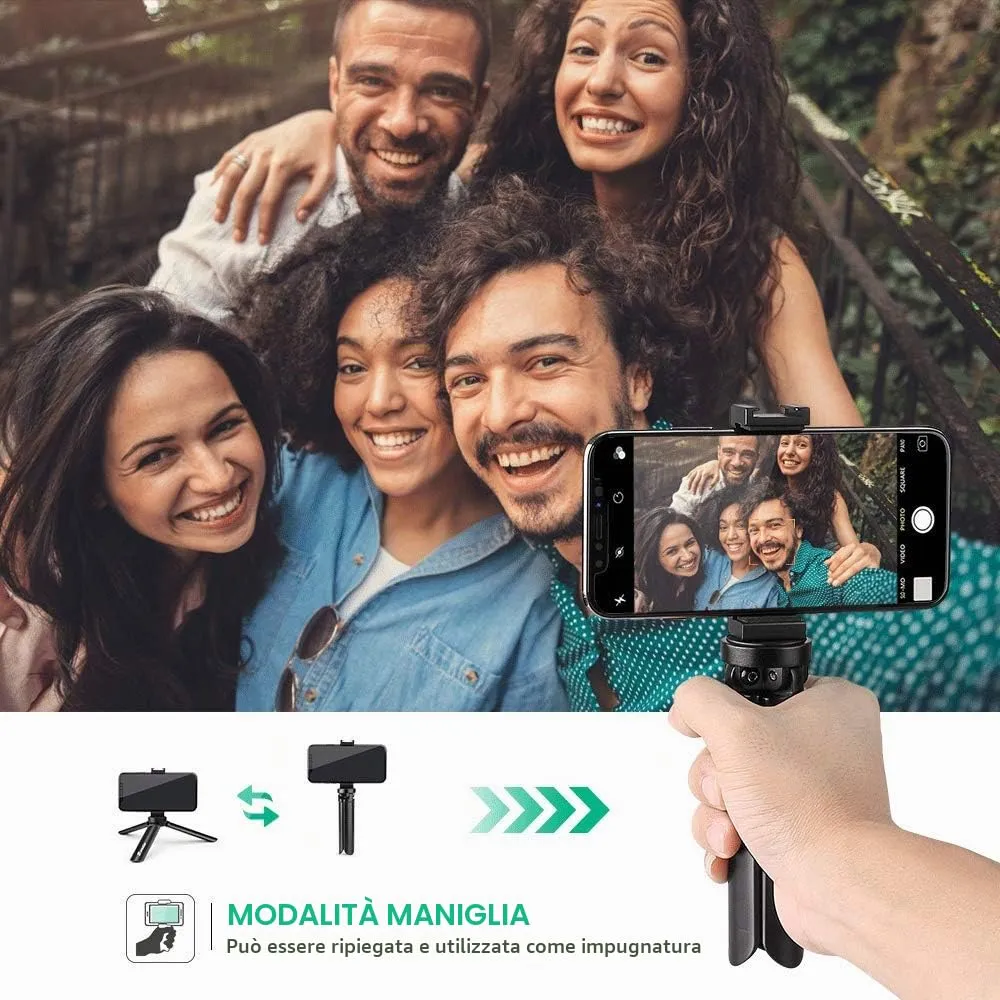 Zeadio Mini Treppiede in Metallo per Stabilizzatori e Fotocamere, Carico Massimo 20kg - immagine 5