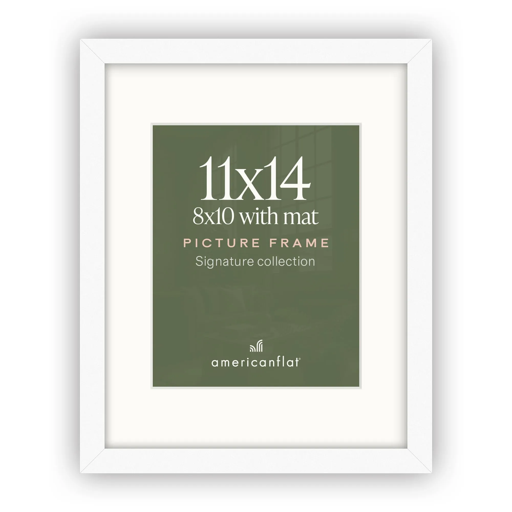 Americanflat Cornice per foto 28x36 cm, Bianco - immagine 1