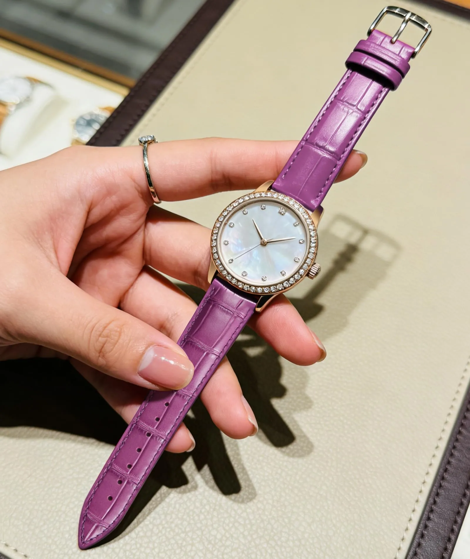 BINLUN Cinturino per Orologio in Pelle Sgancio Rapido 17mm - immagine 4