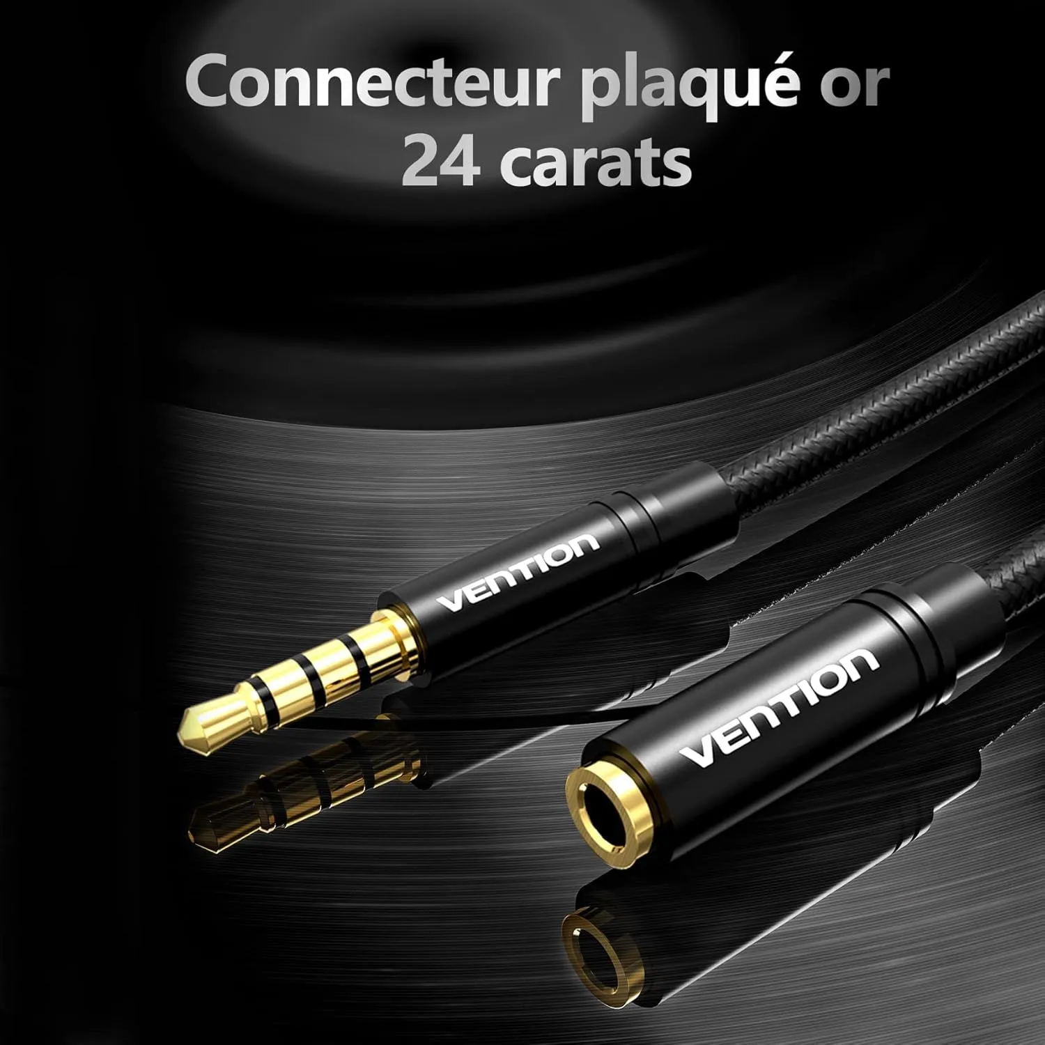 VENTION Prolunga Cuffie Jack 3,5mm Cavo Audio Stereo Maschio a Femmina 0.5m - immagine 5