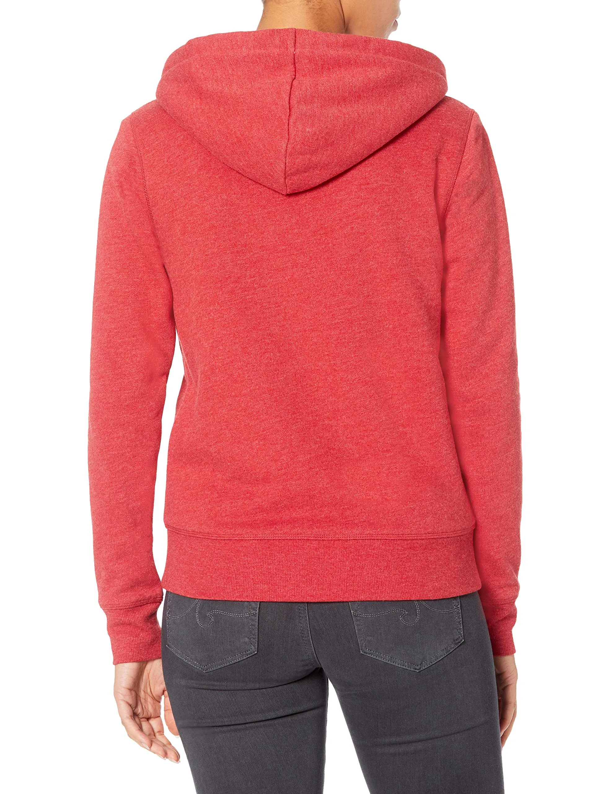 Amazon Essentials Giacca con Cappuccio in Pile Foderata in Sherpa Donna, Rosso Puntinato, XXL - immagine 3