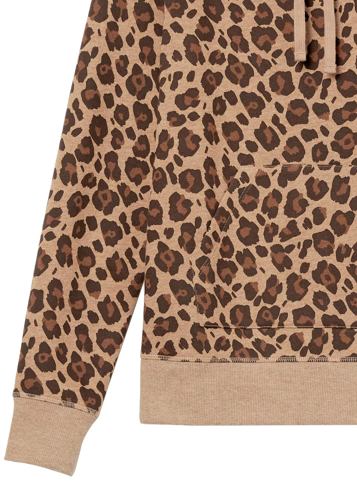 Amazon Essentials Felpa con Cappuccio in Pile Donna, Cammello Leopardata, M - immagine 6