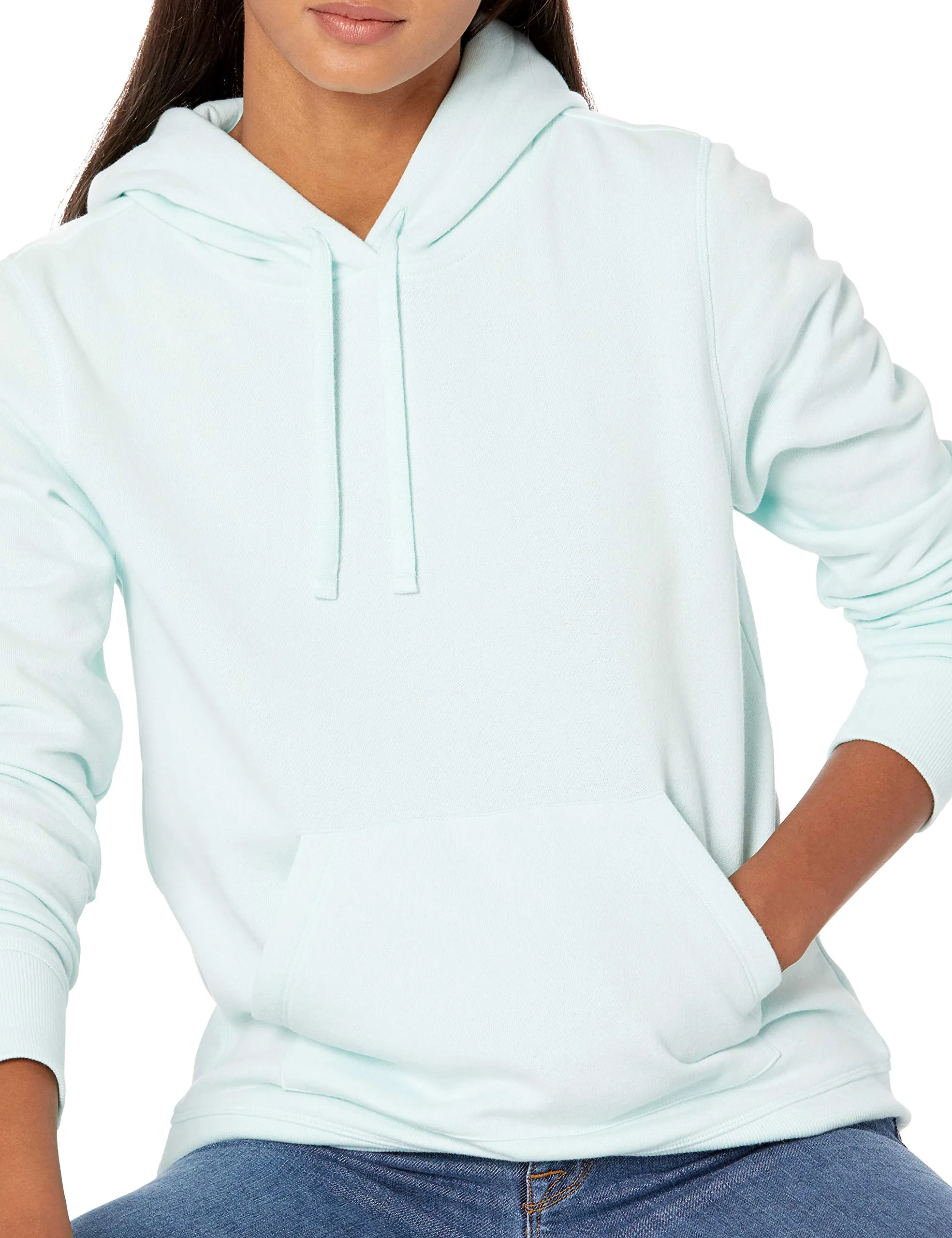 Amazon Essentials Felpa con Cappuccio in Pile Regular Fit Donna, Blu Acqua, XXL - immagine 3