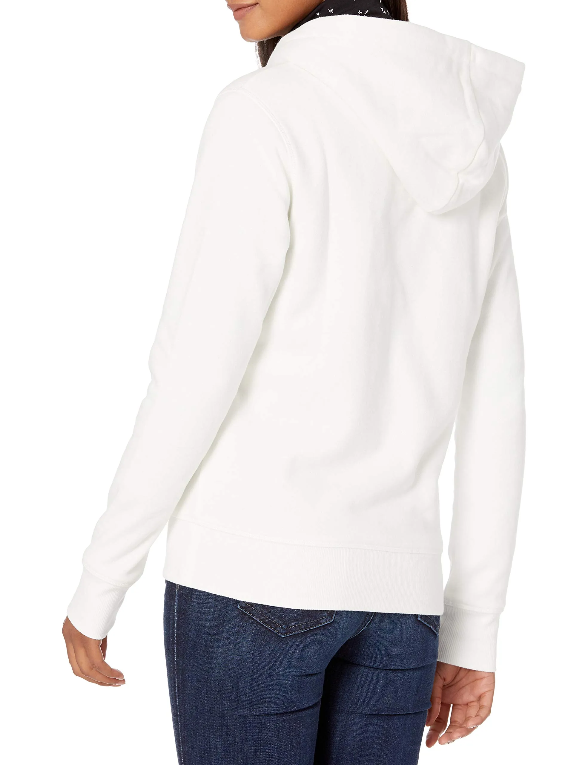 Amazon Essentials Giacca con Cappuccio in Pile Foderata in Sherpa Donna, Bianco Sporco, XL - immagine 3