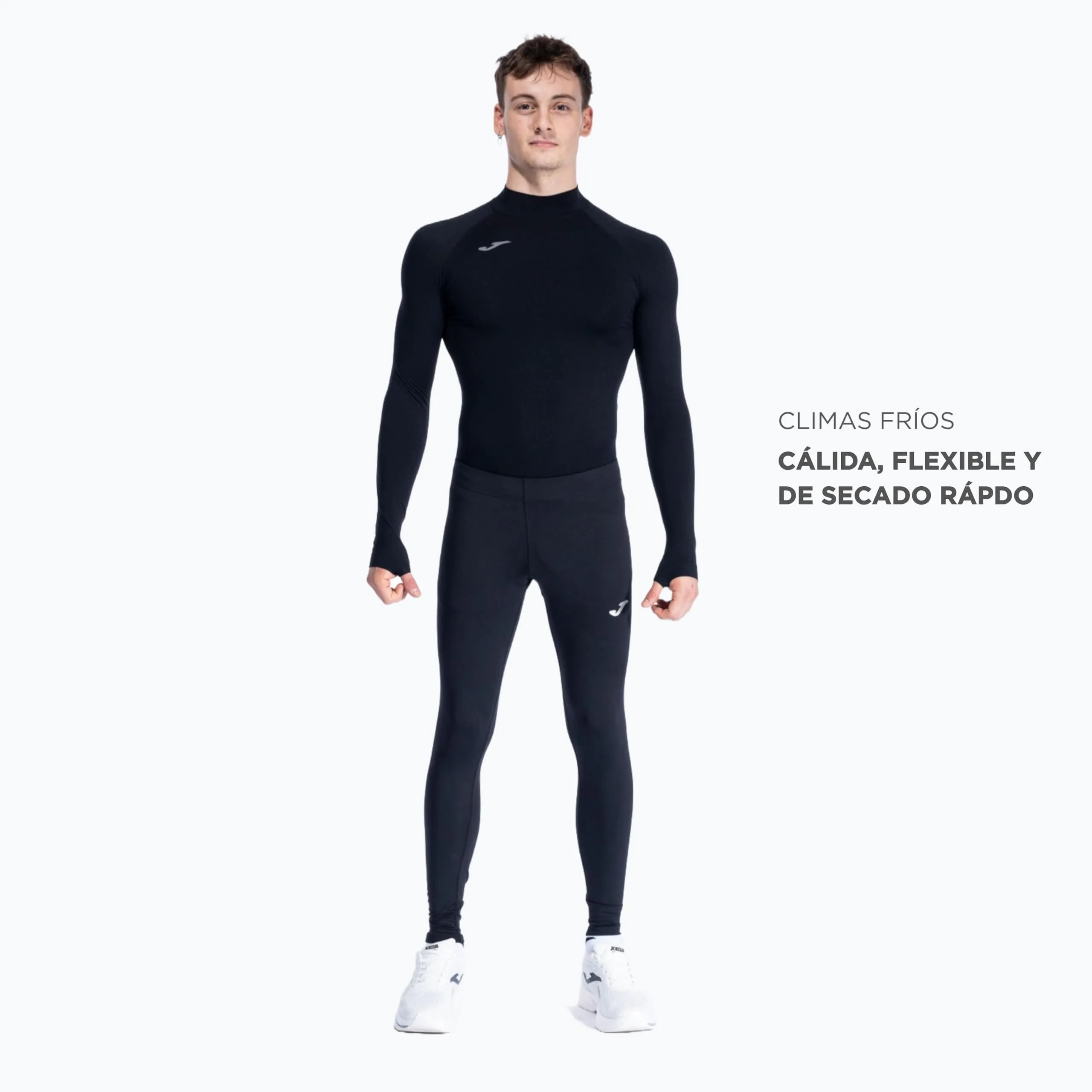 Joma Brama Classic Thermal T-Shirt - Nero, 2XS-XS - immagine 6