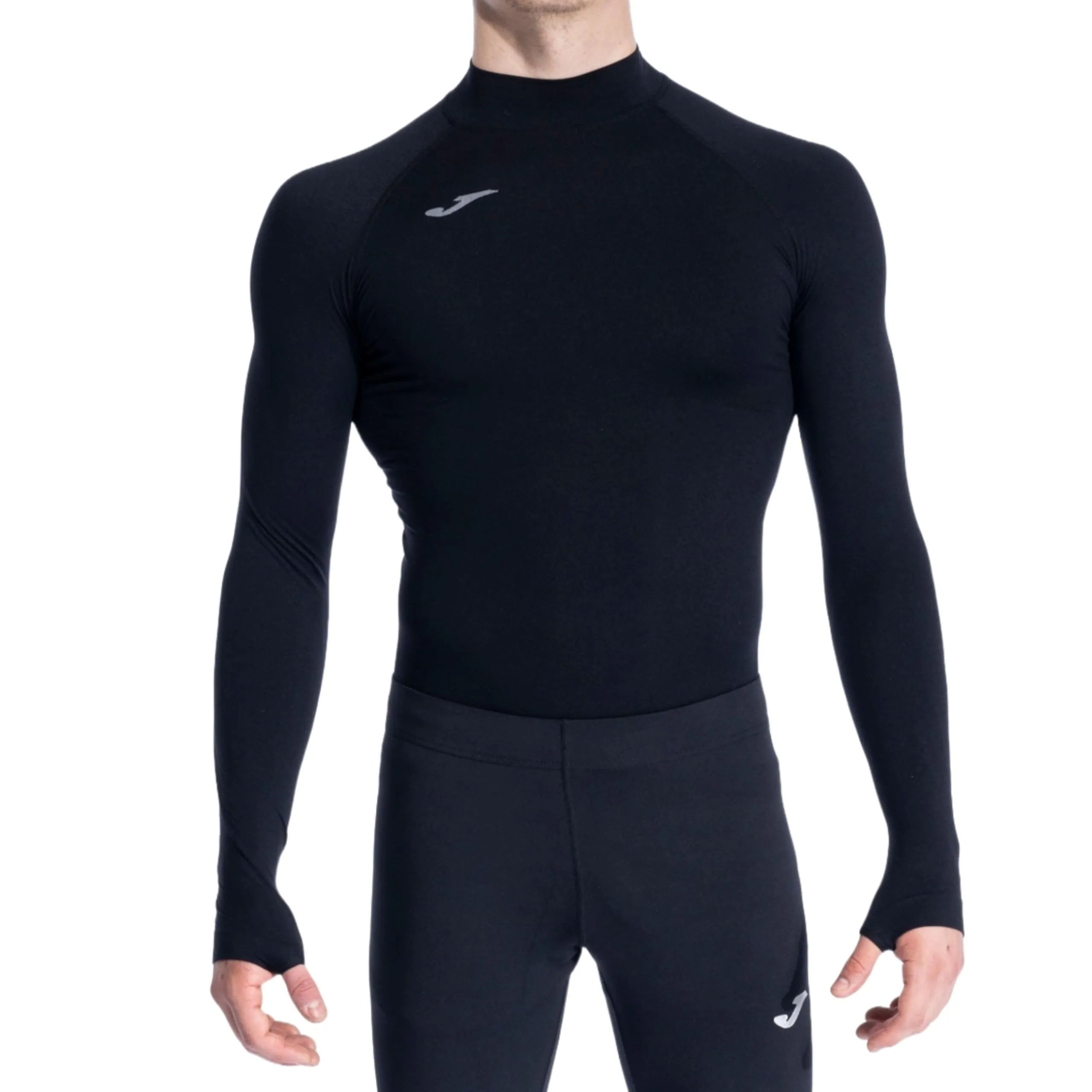 Joma 101650.100 Long Sleeve Shirt, Negro, Men's, L-XL - immagine 1