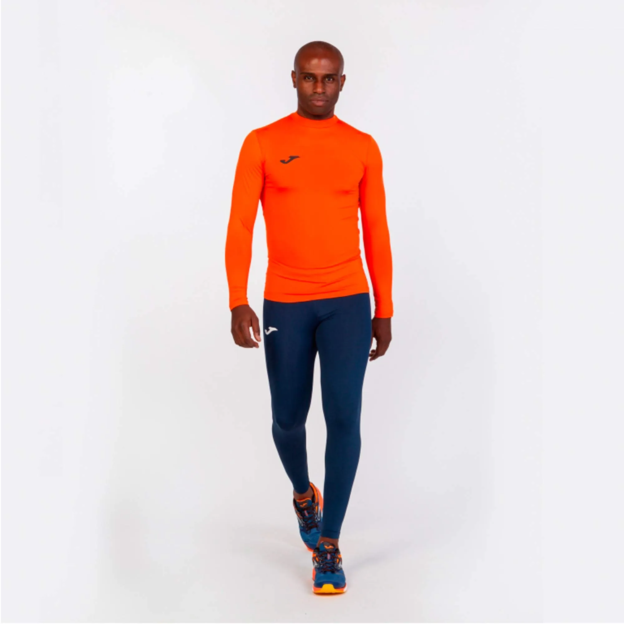 Joma Brama Classic Maglietta Termica da Uomo, Arancione, S-M - immagine 3