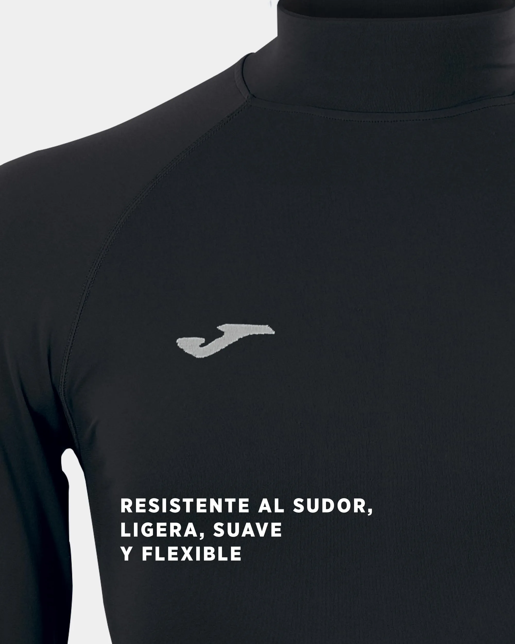 Joma Brama Classic Thermal T-Shirt, Nero, S-M - immagine 5