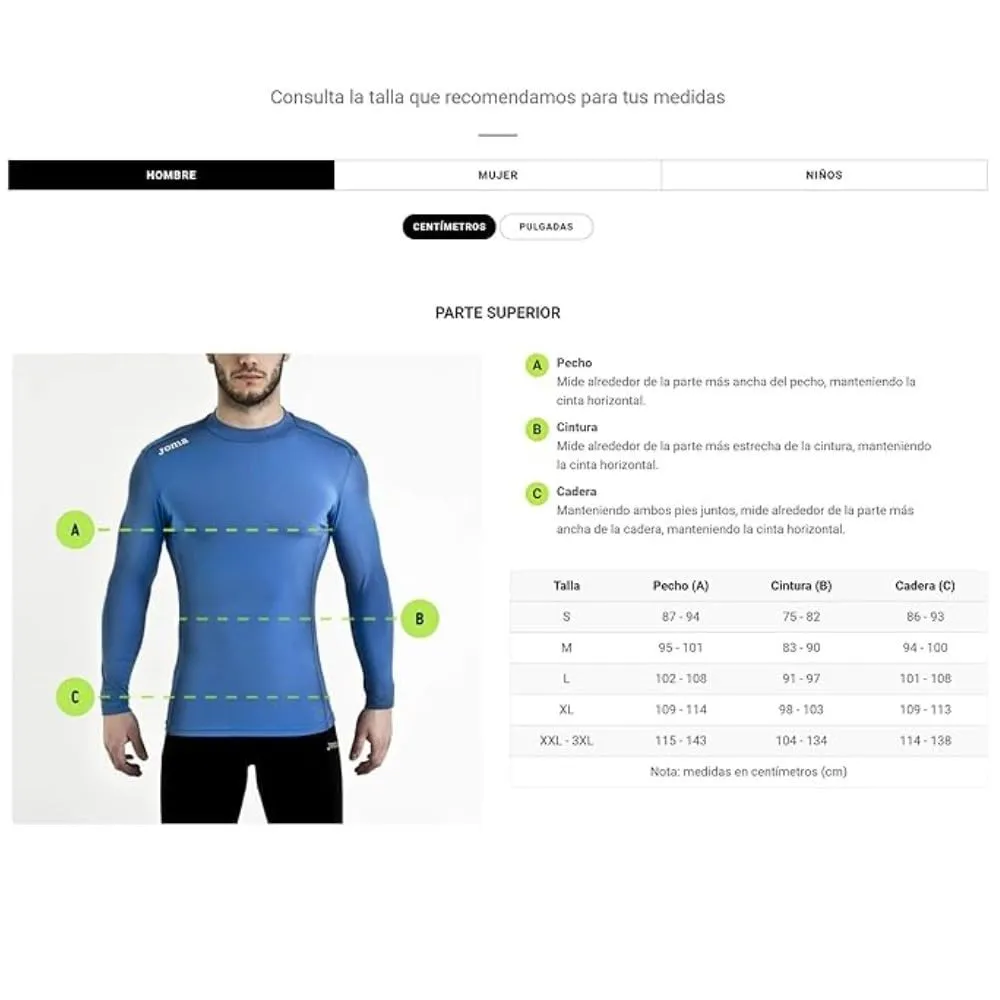 Joma 101650.331 Men's Long Sleeve Thermal Shirt, Navy, L-XL - immagine 2