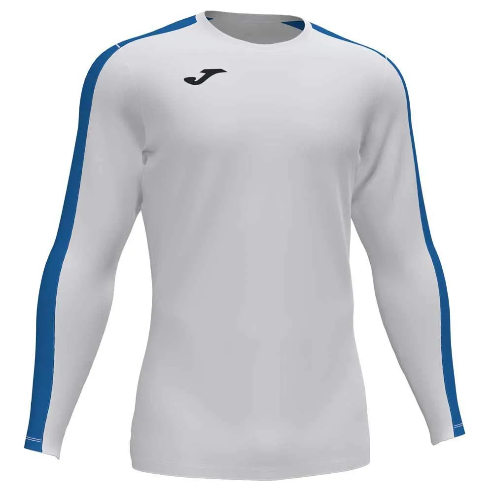 Joma Academy Men's Long Sleeve T-Shirt, White-Royal, S - immagine 1