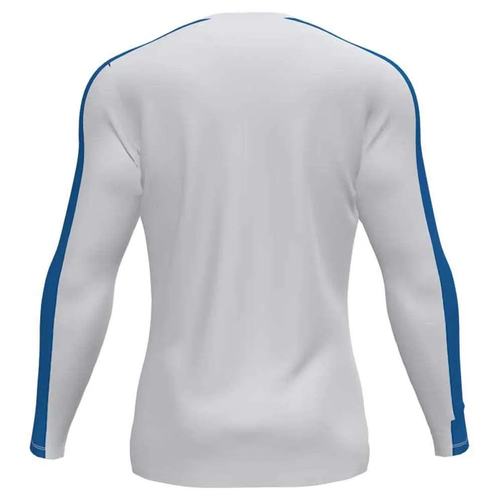 Joma Academy Men's Long Sleeve T-Shirt, White-Royal, S - immagine 2