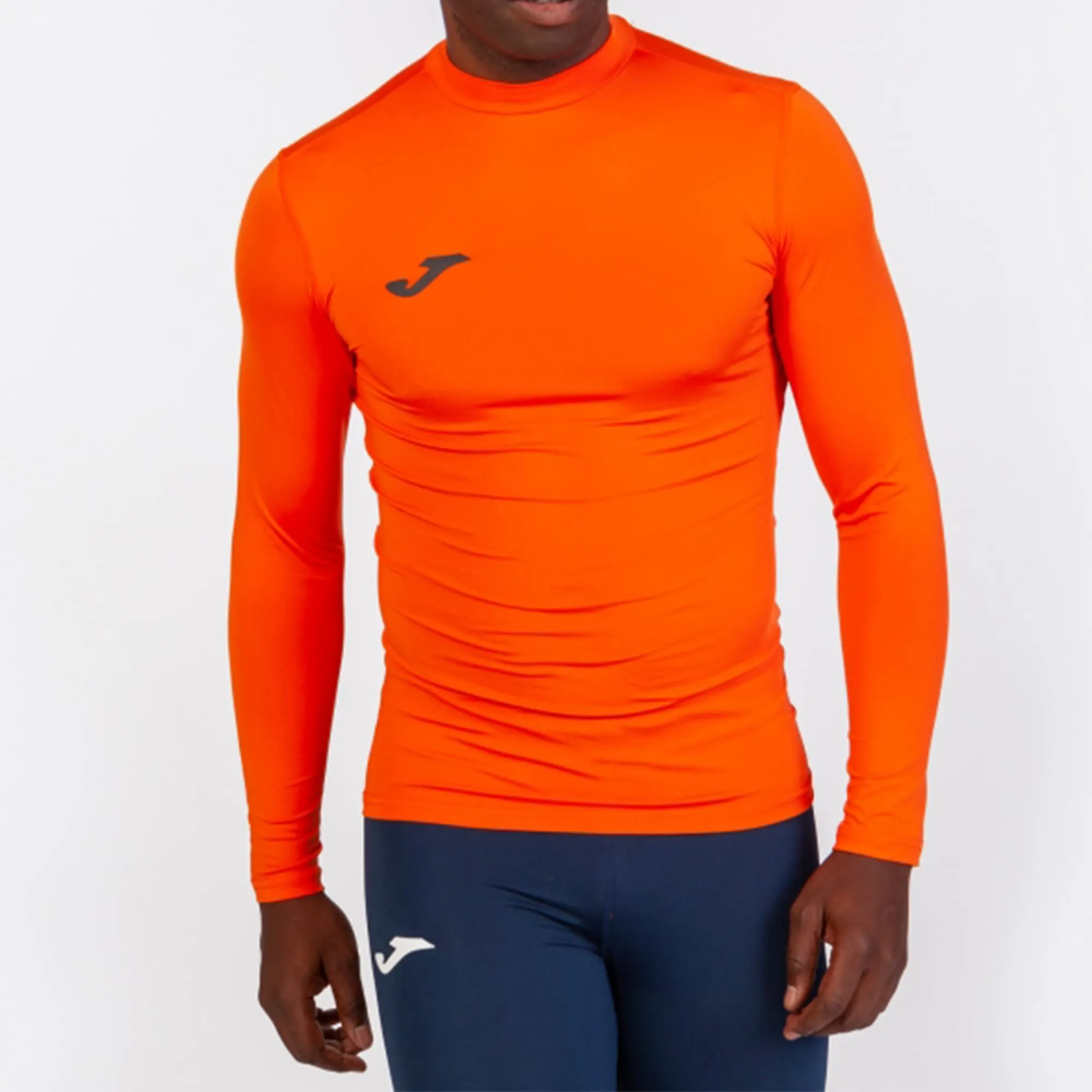 Joma Brama Compression Long Sleeve Shirt, Uniquenumber, Arancione, 6XS-5XS - immagine 2