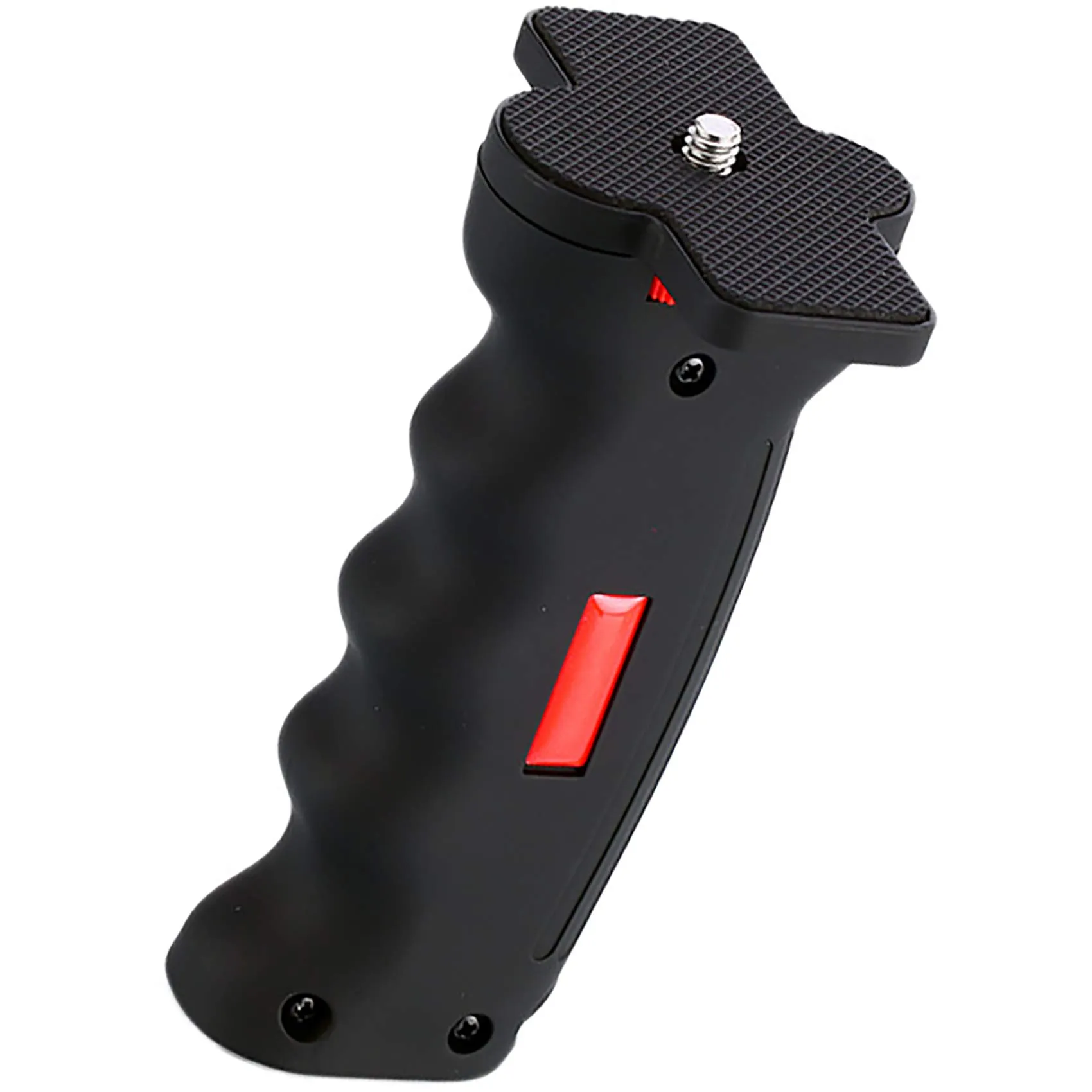 fuxunamz Impugnatura Ergonomica per Fotocamera DSLR, Vite 1/4 Pollici, Nero, 12x5cm - immagine 1