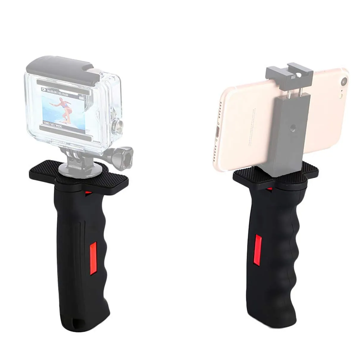 fuxunamz Impugnatura Ergonomica per Fotocamera DSLR, Vite 1/4 Pollici, Nero, 12x5cm - immagine 8