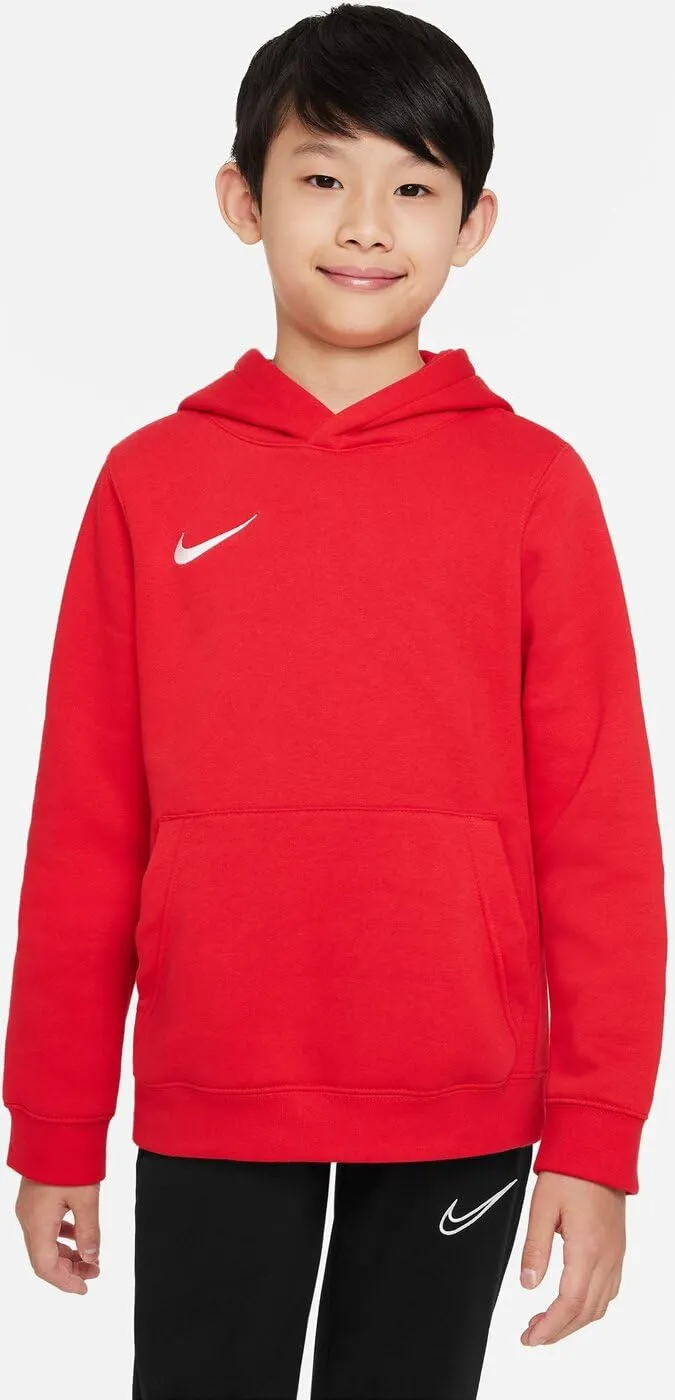 Nike Park 20 Felpa con Cappuccio Bambino Università Rosso/Bianco, S - immagine 2