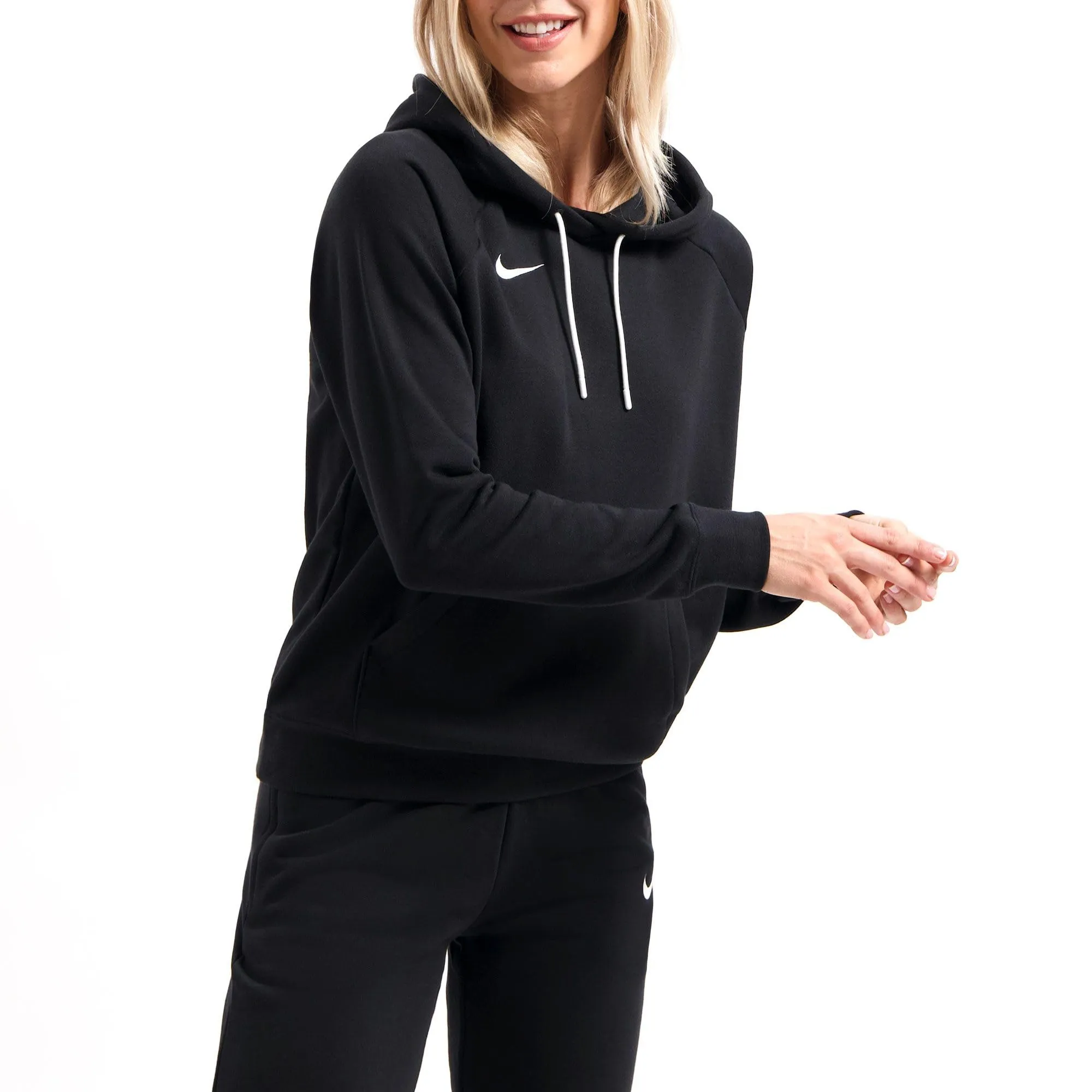 Nike Park 20 Felpa con Cappuccio - Nero/Bianco - immagine 2