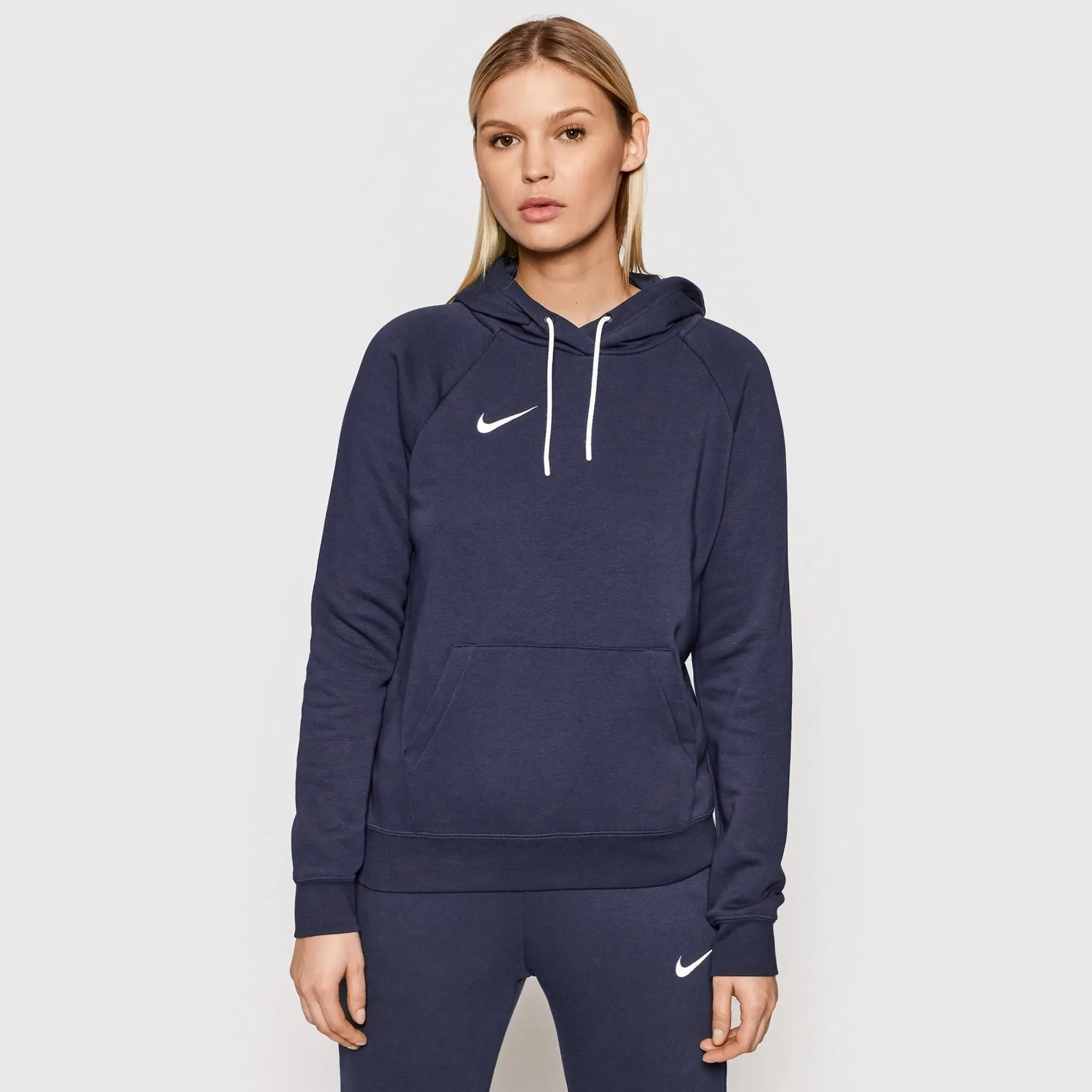 Nike Park 20 Women's Hoodie CW6957-451 Obsidian/White M - immagine 3