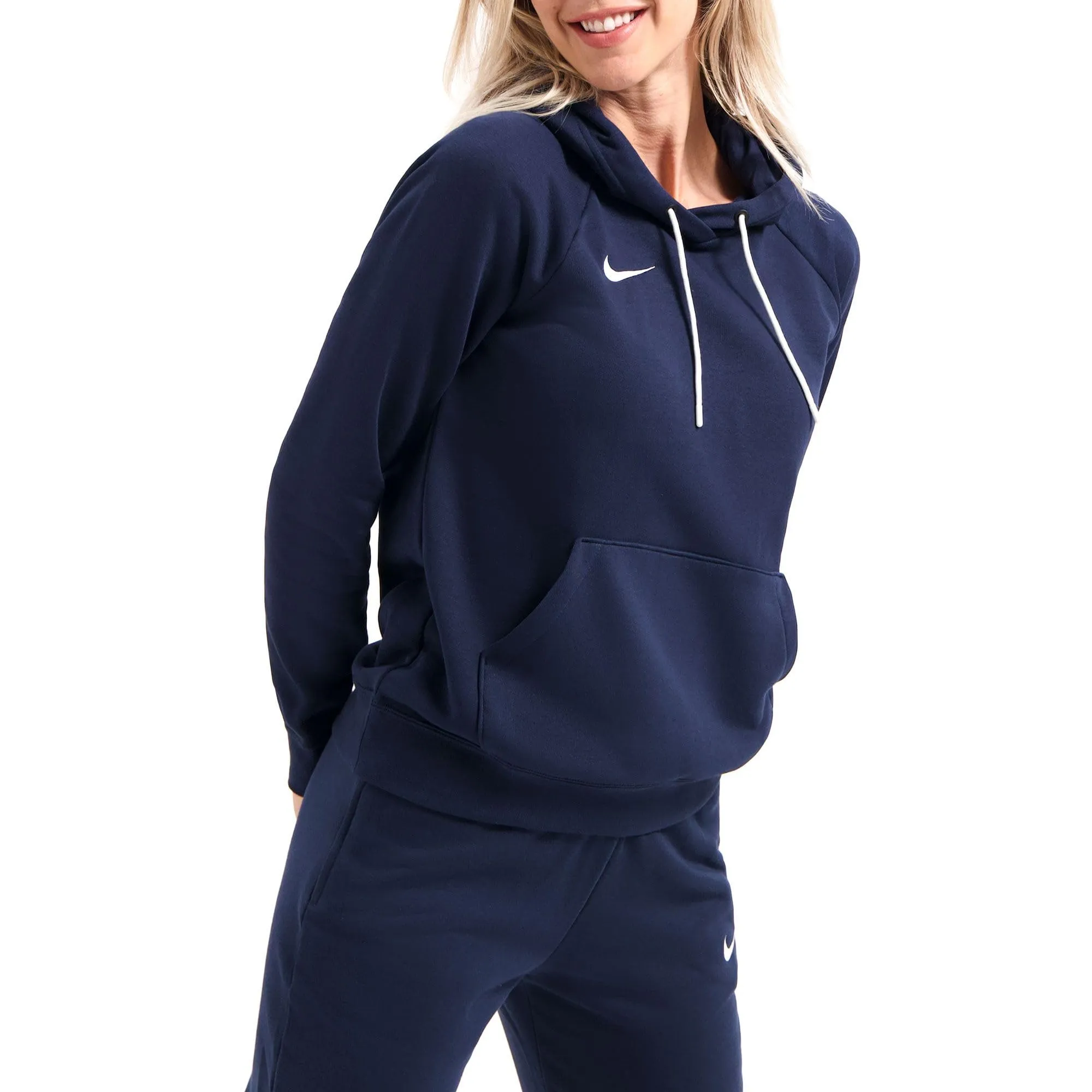 Nike Park 20 Hoodie Donna, Ossidiana Bianco, XS - immagine 2