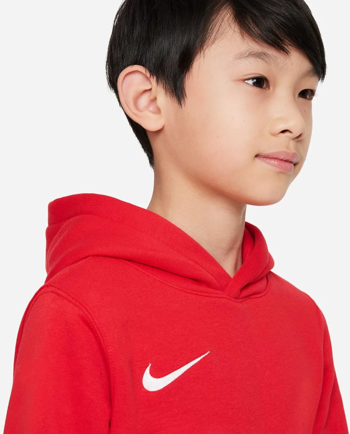 Nike Park20 Po Felpa con Cappuccio University Red/White XS - immagine 3